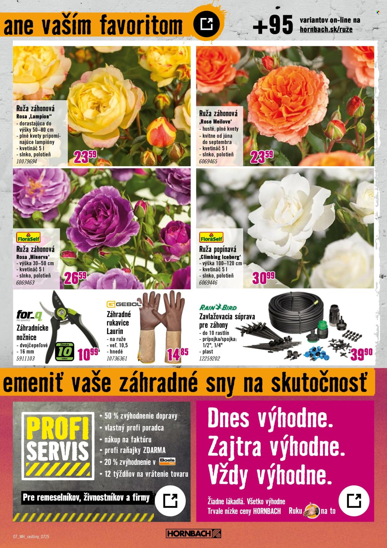 Leták Hornbach - 9.7.2025 - 23.7.2025. Strana 7