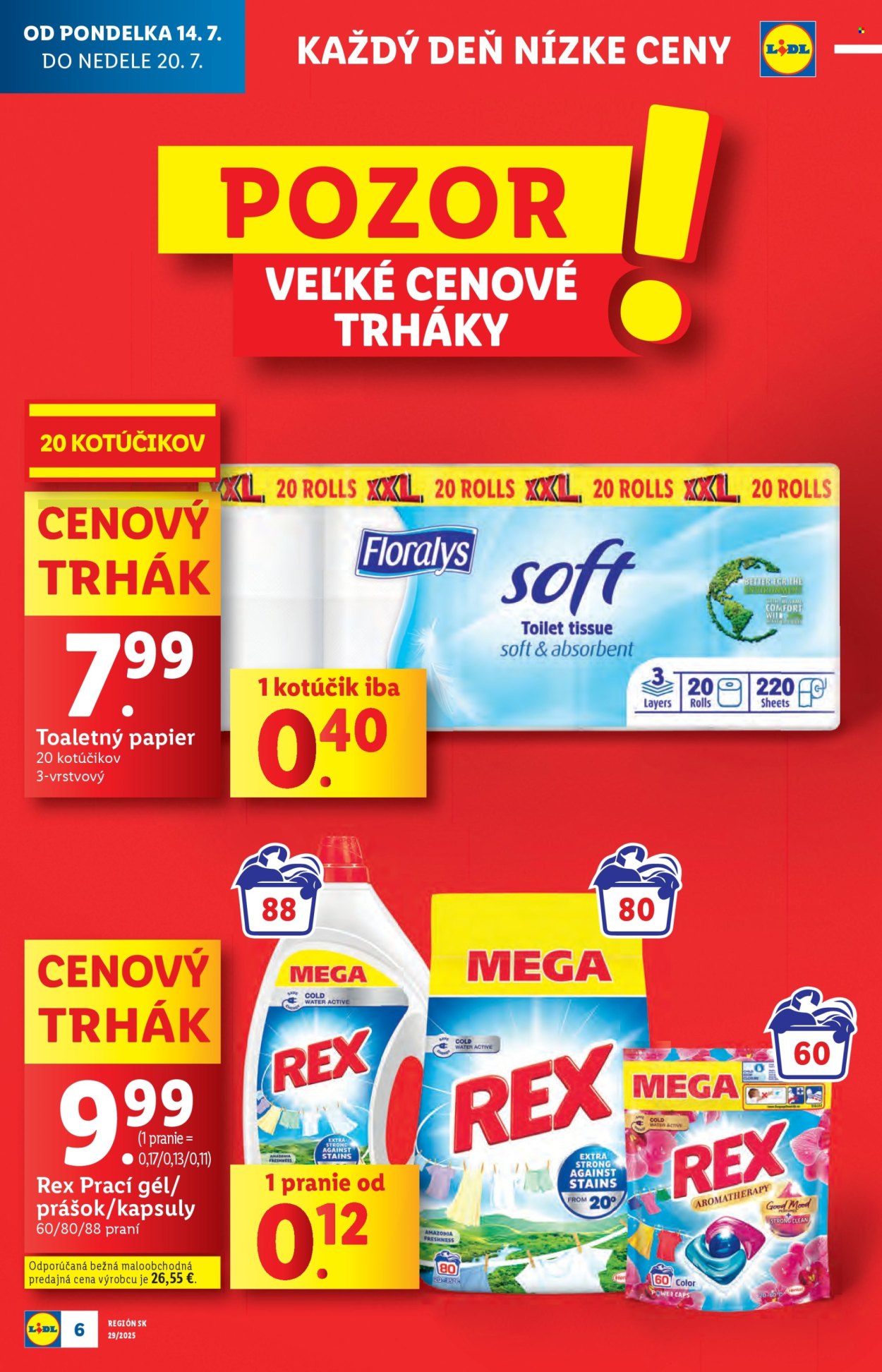 Leták Lidl - 14.7.2025 - 20.7.2025. Strana 6