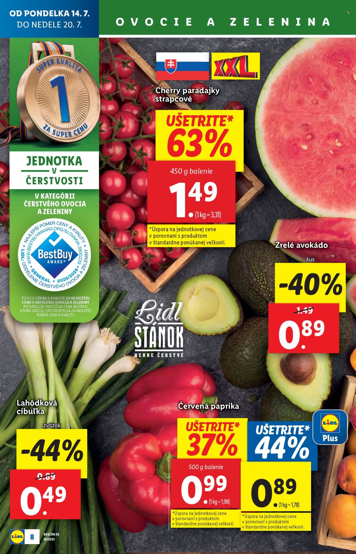 Leták Lidl - 14.7.2025 - 20.7.2025. Strana 10