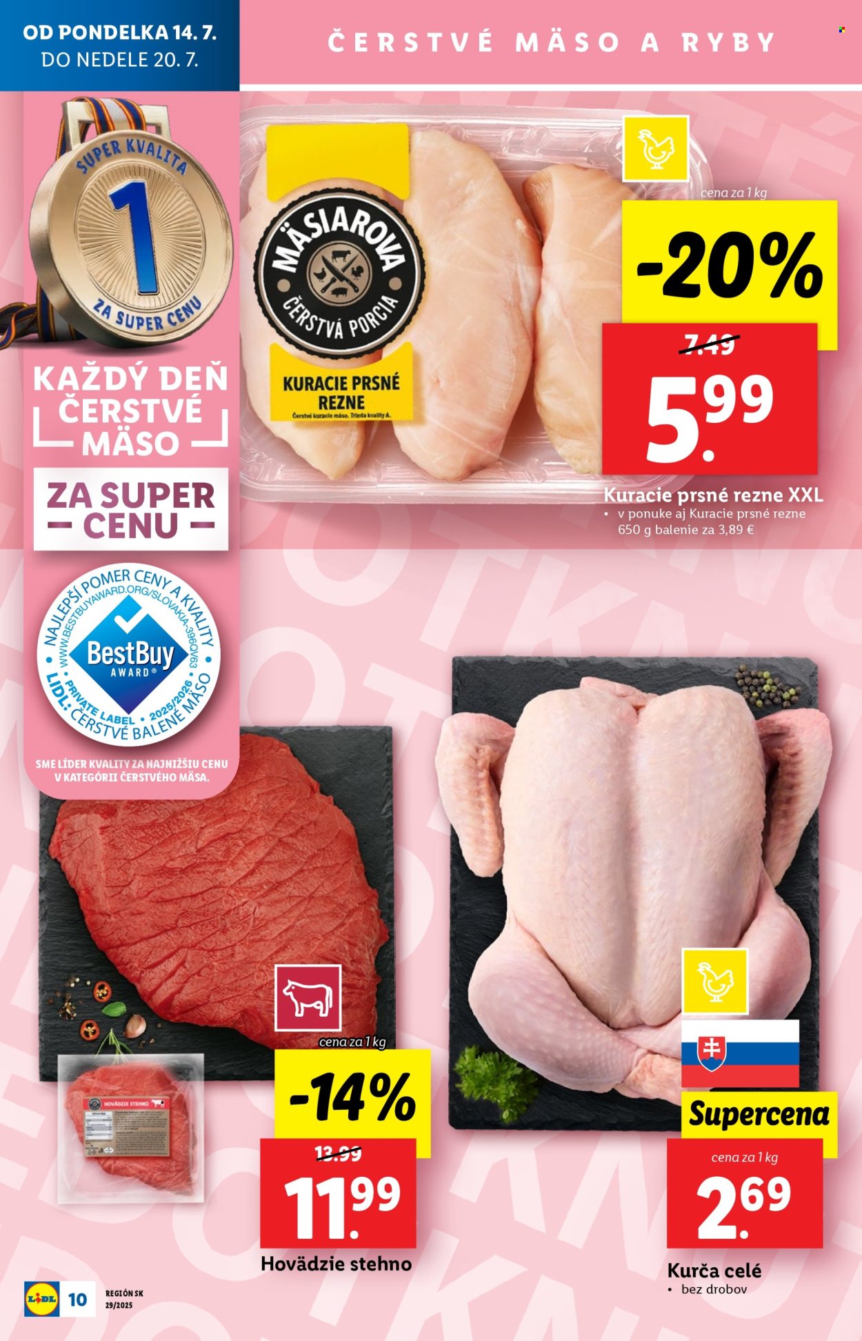 Leták Lidl - 14.7.2025 - 20.7.2025. Strana 12