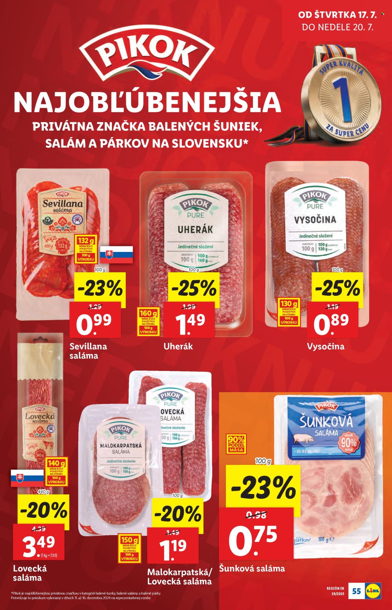 Leták Lidl - 14.7.2025 - 20.7.2025. Strana 66