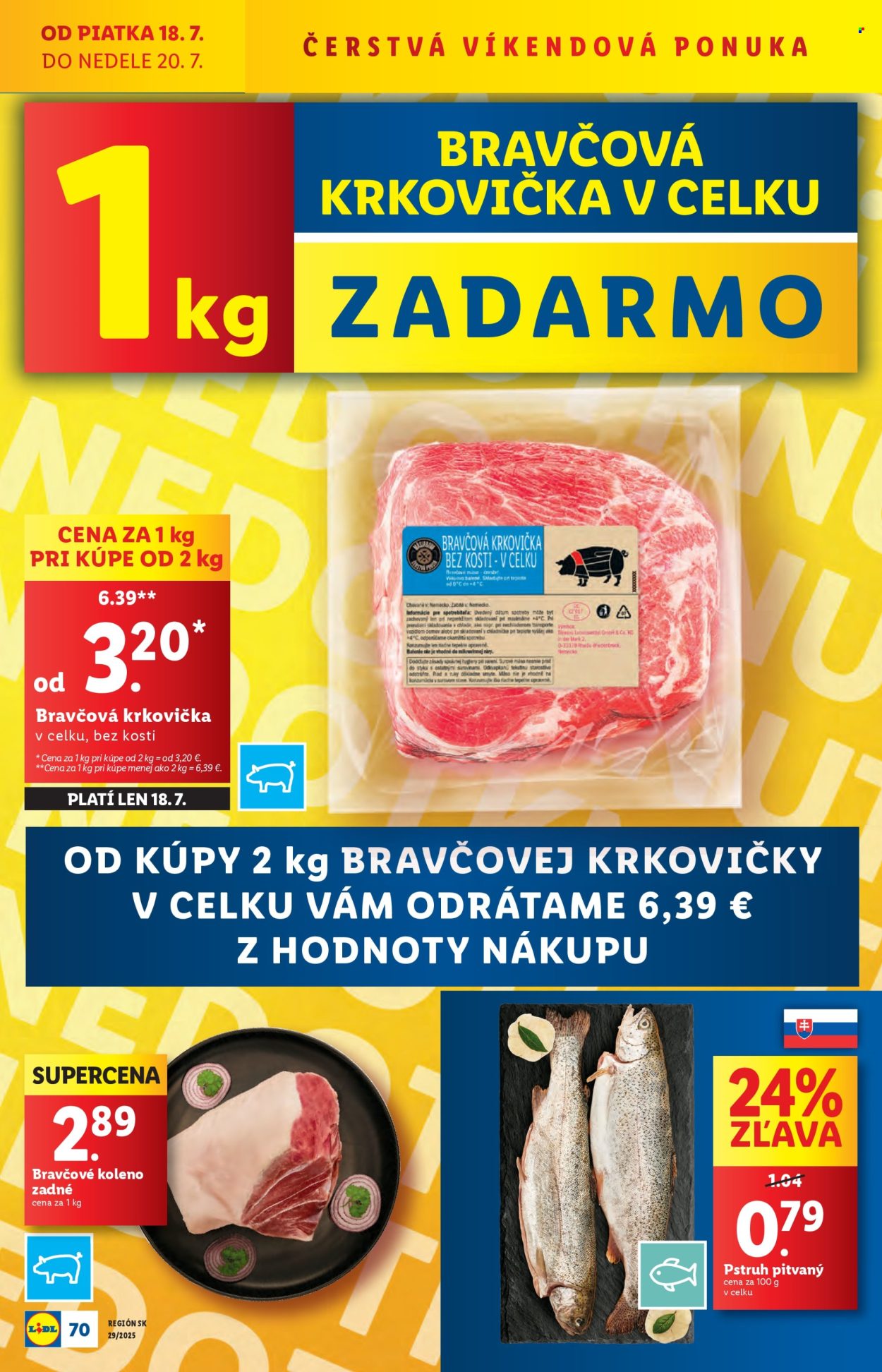 Leták Lidl - 14.7.2025 - 20.7.2025. Strana 84