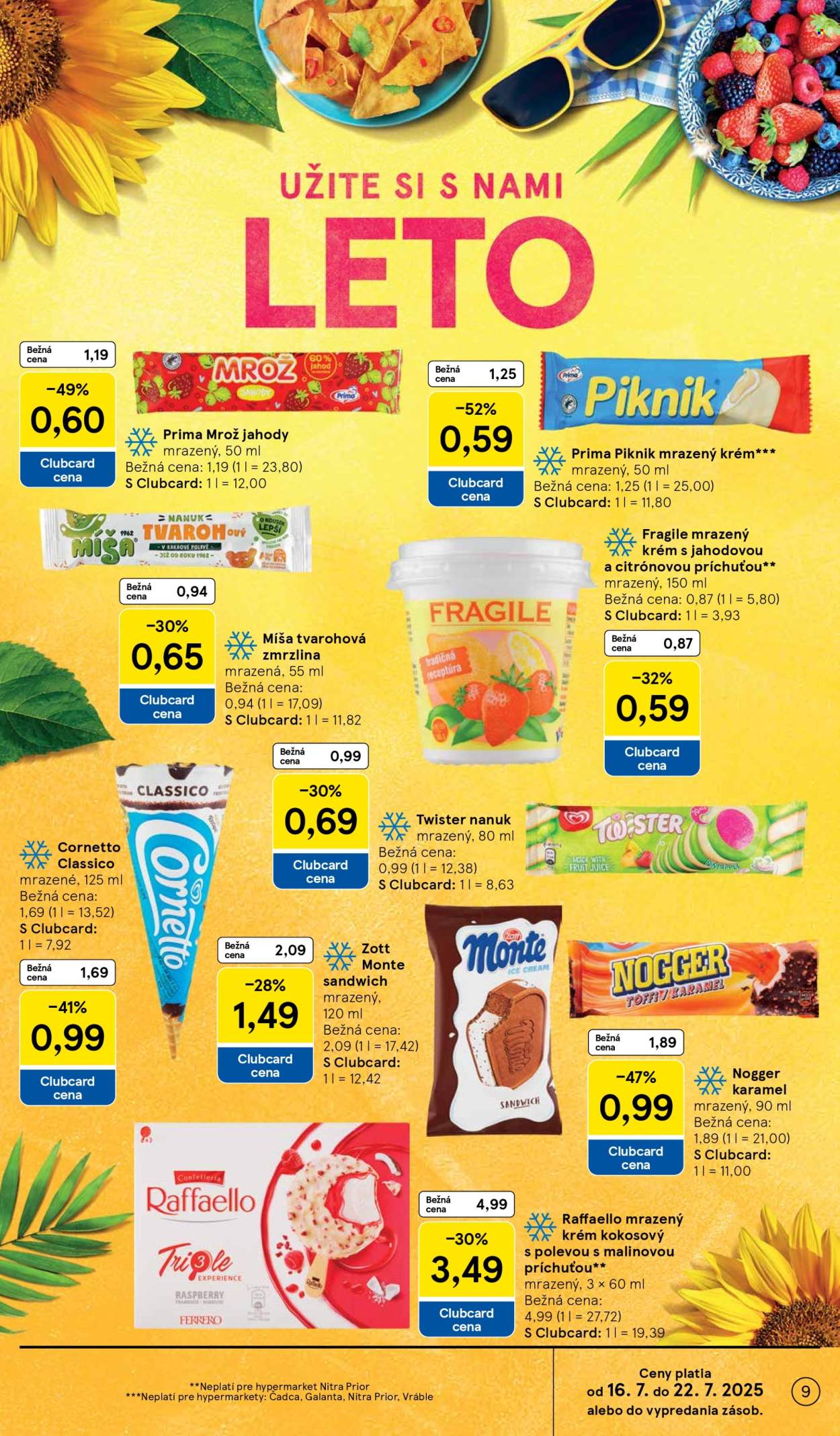 Leták TESCO - 16.7.2025 - 22.7.2025. Strana 9