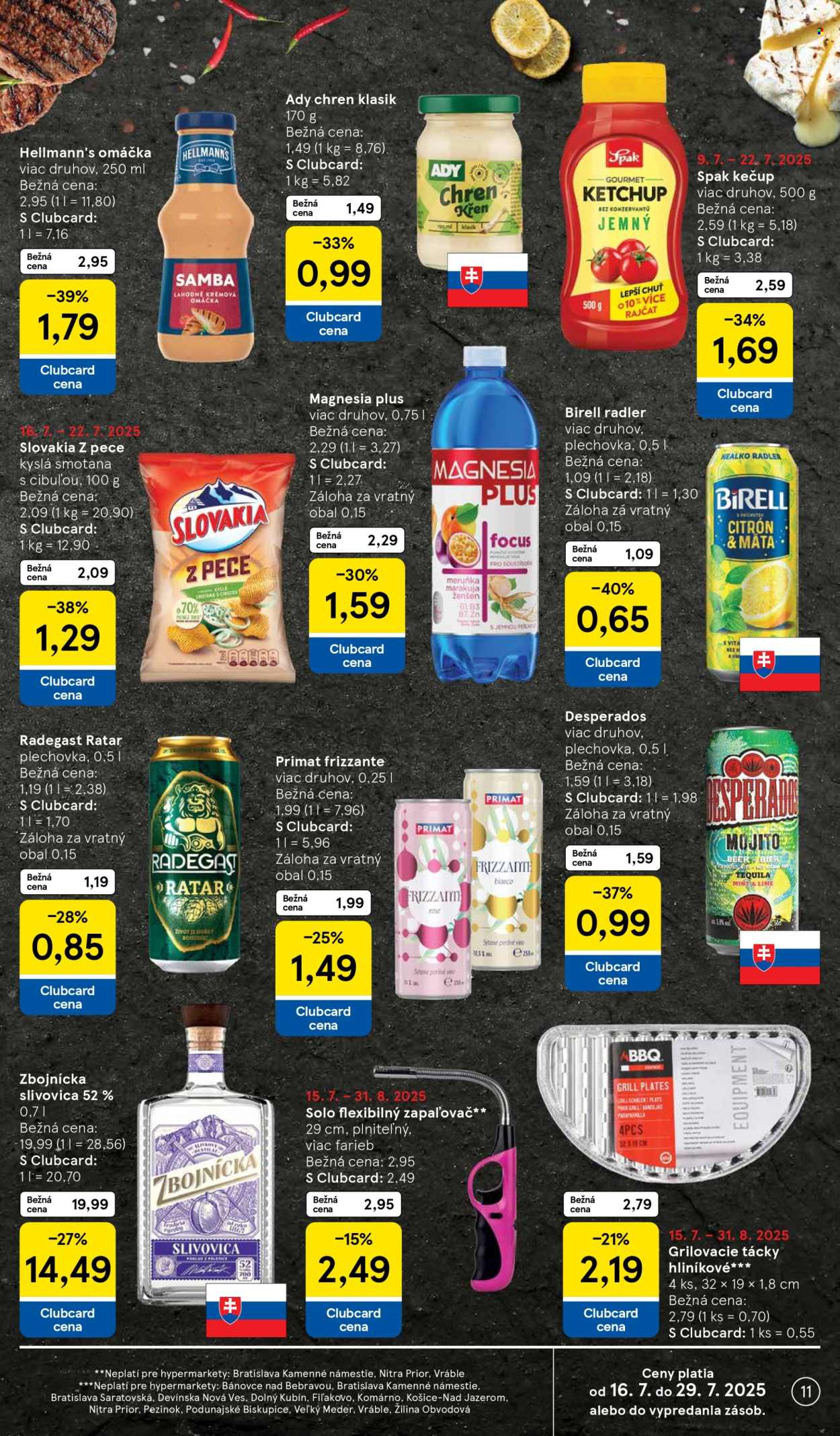 Leták TESCO - 16.7.2025 - 22.7.2025. Strana 11