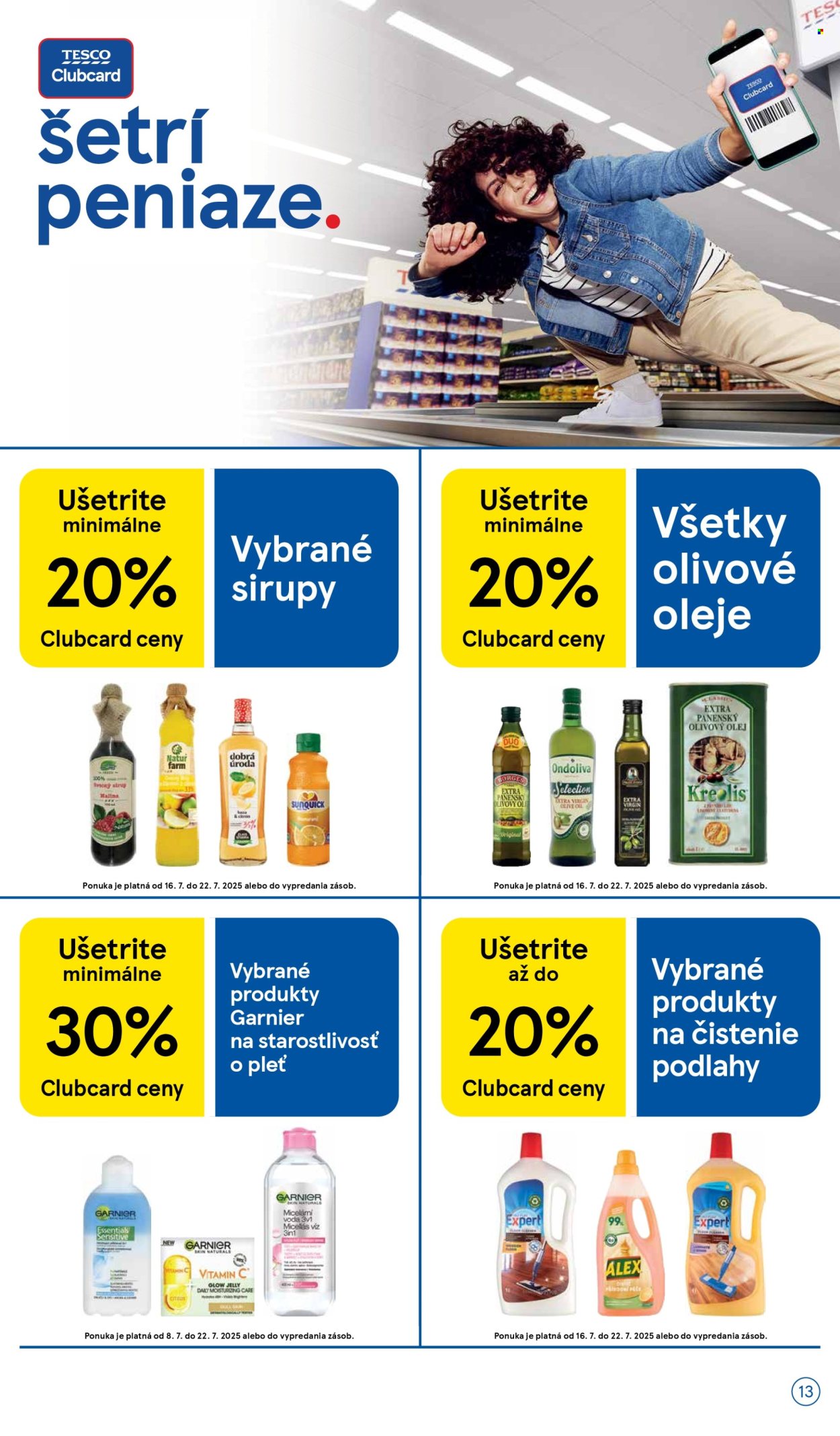 Leták TESCO - 16.7.2025 - 22.7.2025. Strana 13