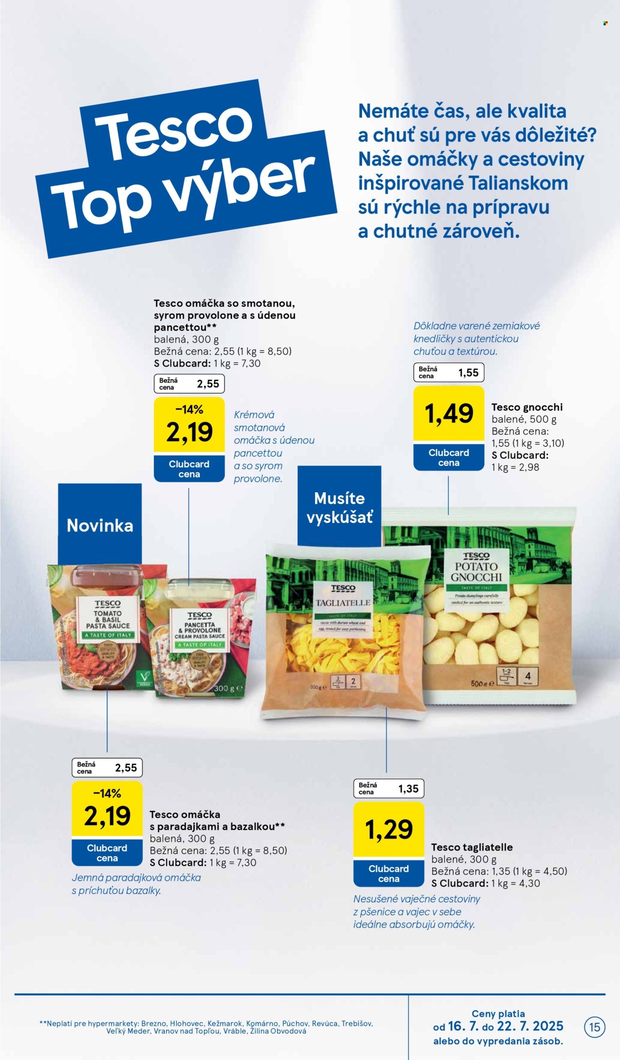 Leták TESCO - 16.7.2025 - 22.7.2025. Strana 15