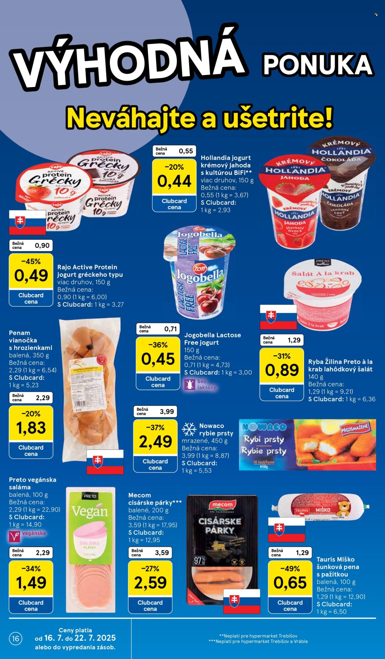 Leták TESCO - 16.7.2025 - 22.7.2025. Strana 16
