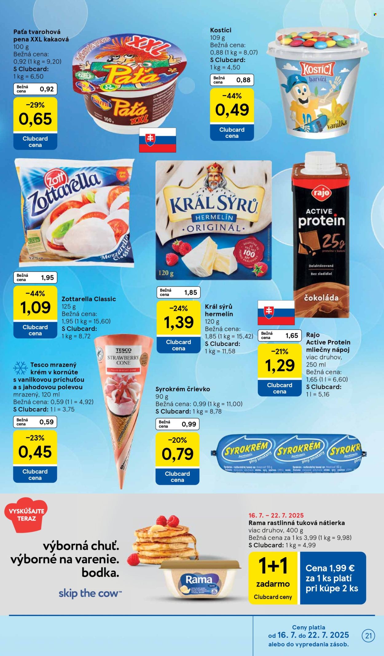 Leták TESCO - 16.7.2025 - 22.7.2025. Strana 21