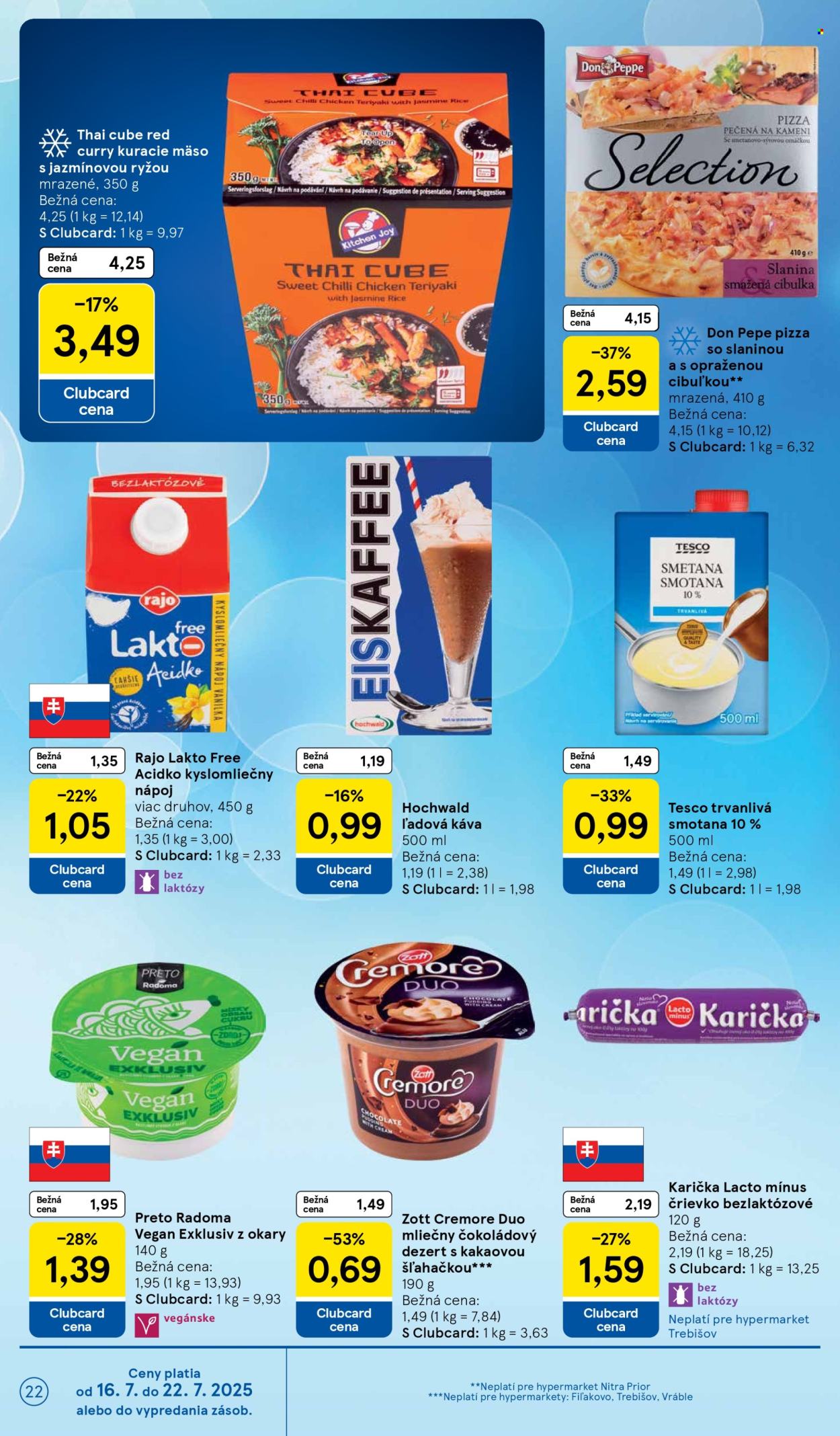 Leták TESCO - 16.7.2025 - 22.7.2025. Strana 22