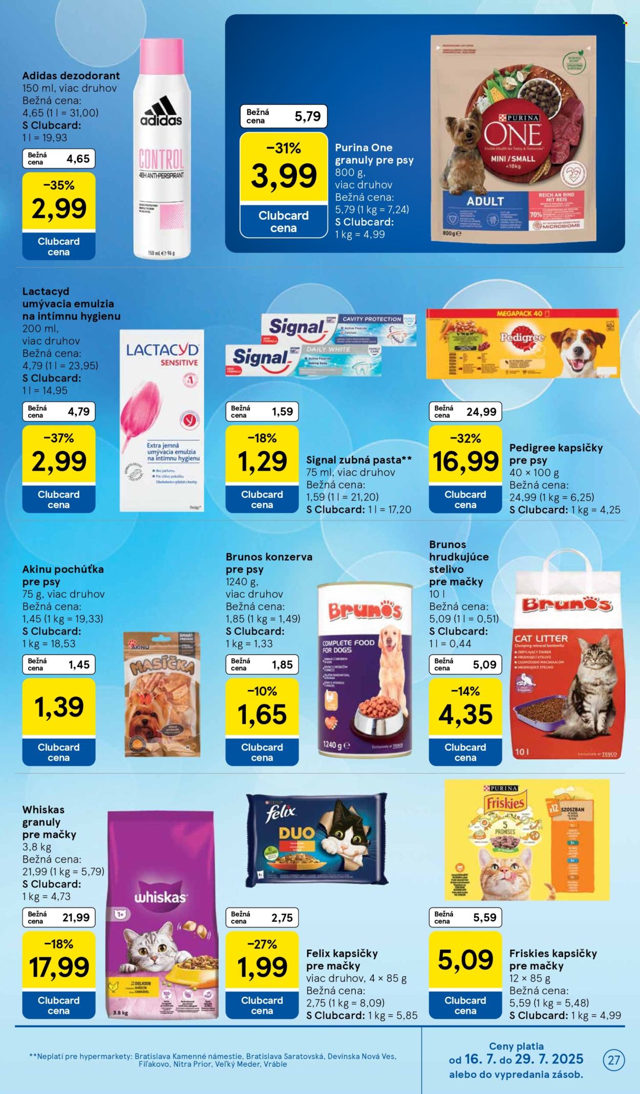 Leták TESCO - 16.7.2025 - 22.7.2025. Strana 27