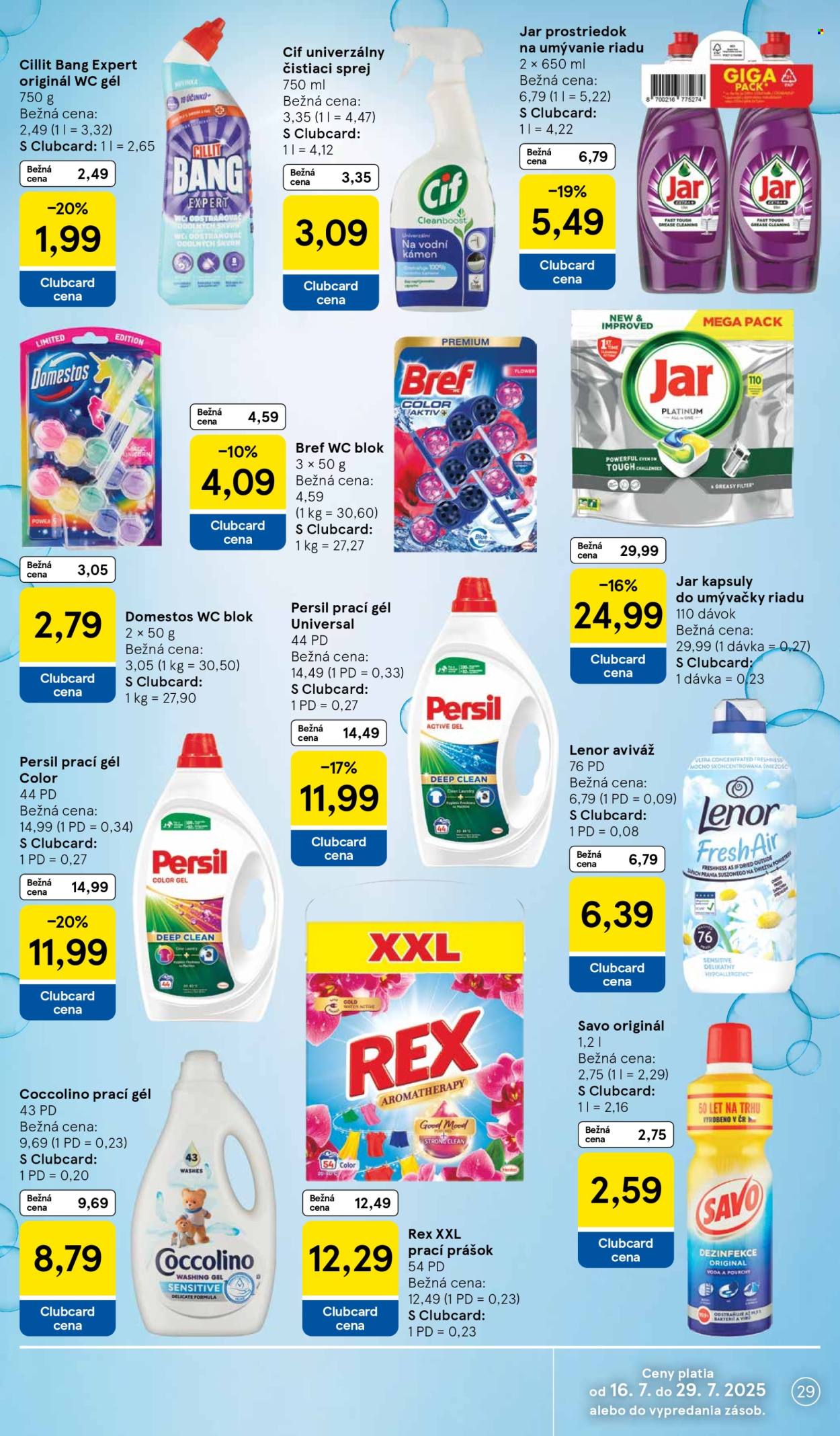 Leták TESCO - 16.7.2025 - 22.7.2025. Strana 29