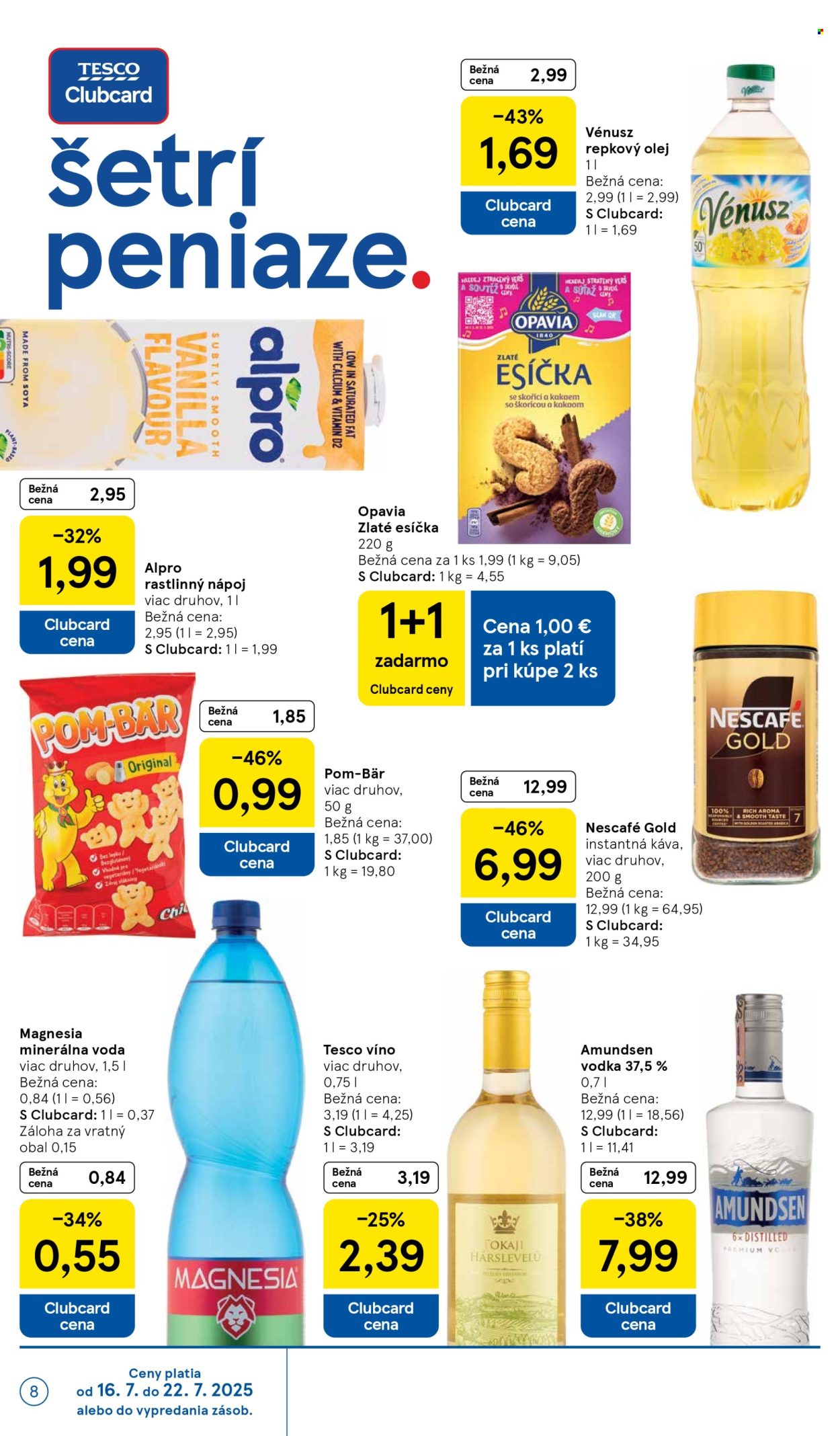 Leták TESCO supermarket - 16.7.2025 - 22.7.2025. Strana 8