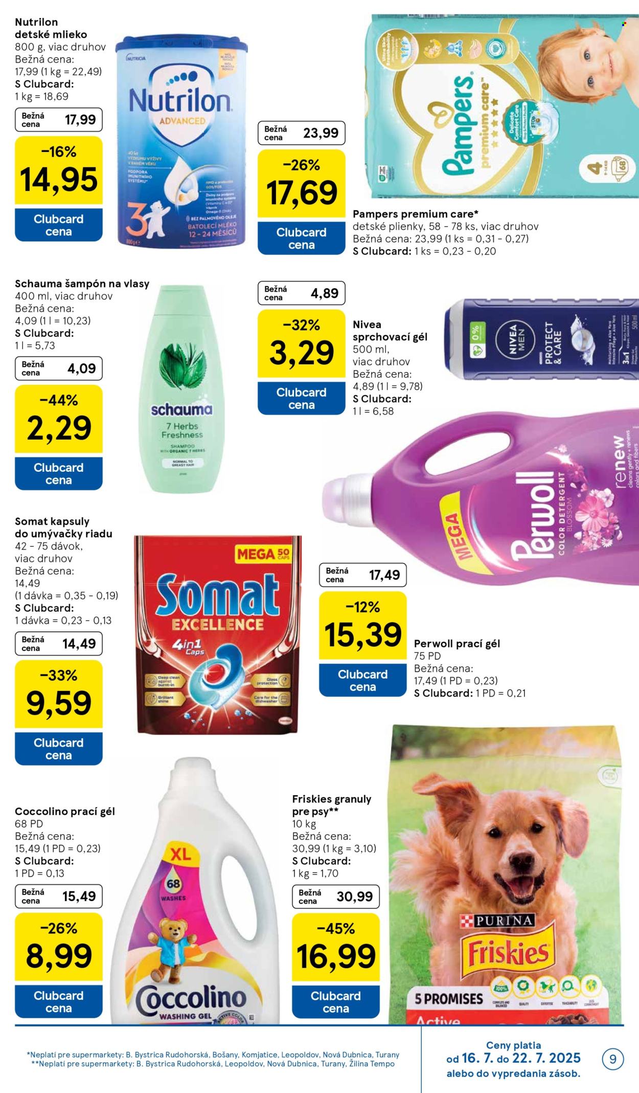Leták TESCO supermarket - 16.7.2025 - 22.7.2025. Strana 9