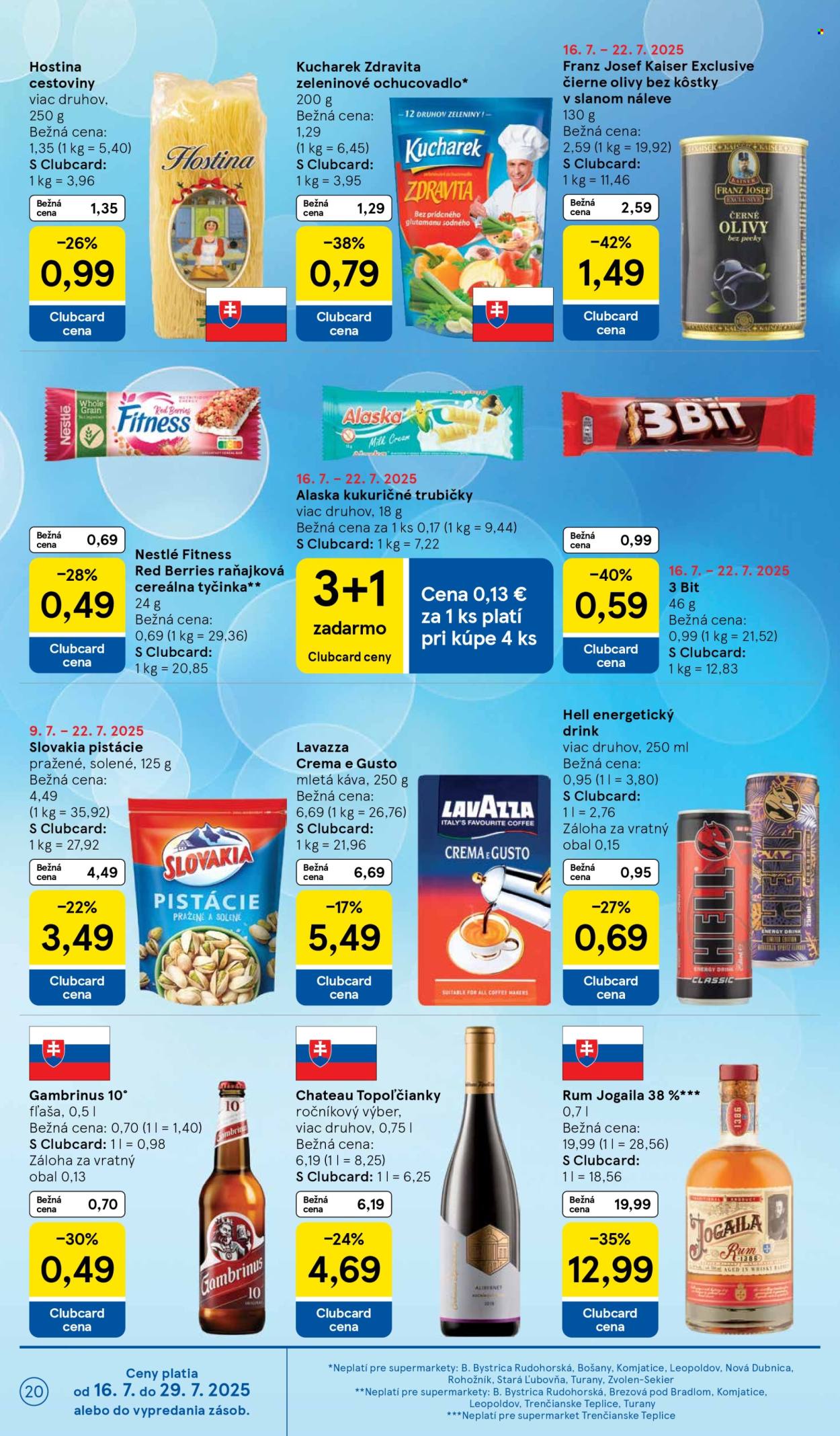 Leták TESCO supermarket - 16.7.2025 - 22.7.2025. Strana 20