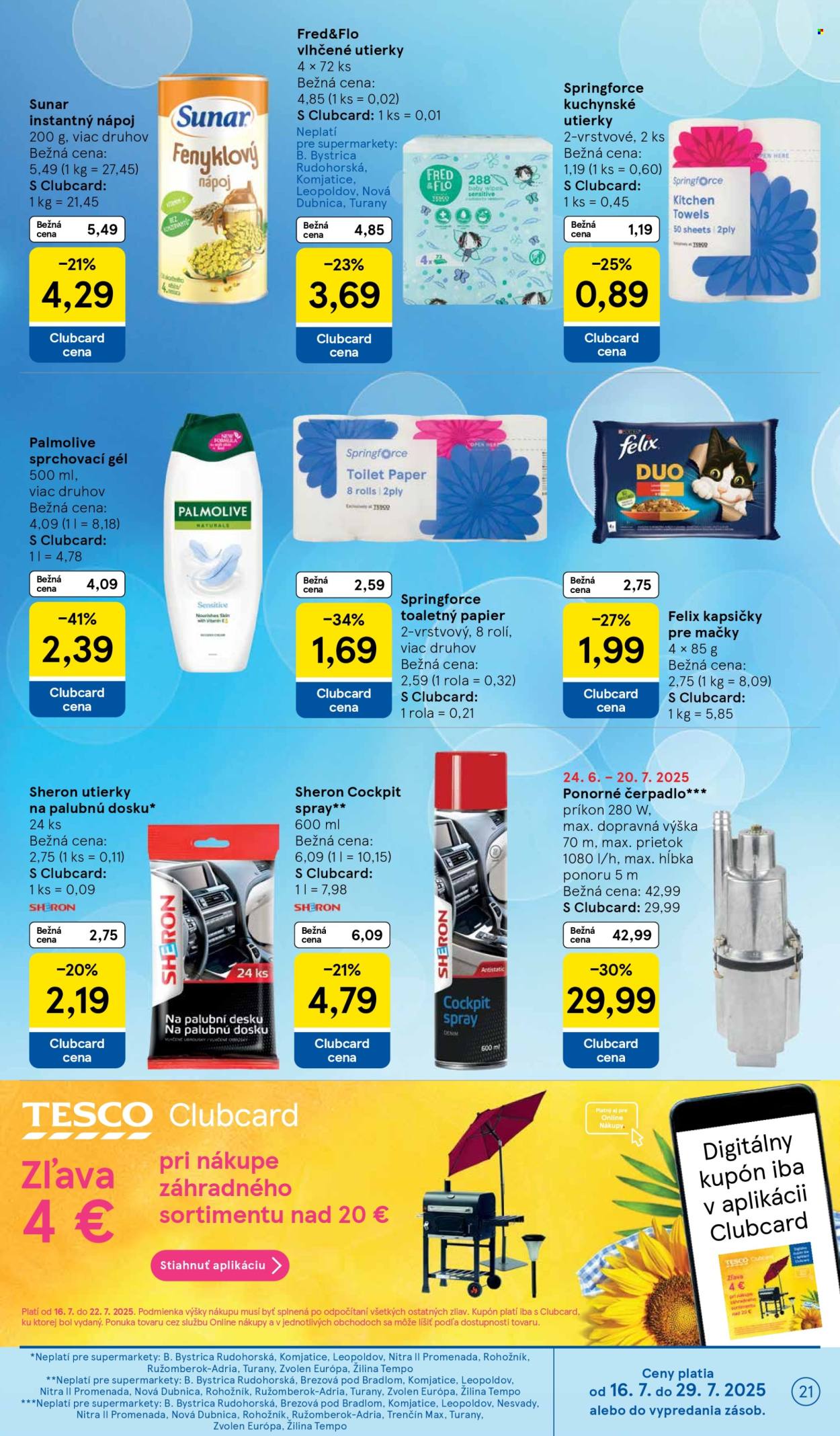 Leták TESCO supermarket - 16.7.2025 - 22.7.2025. Strana 21