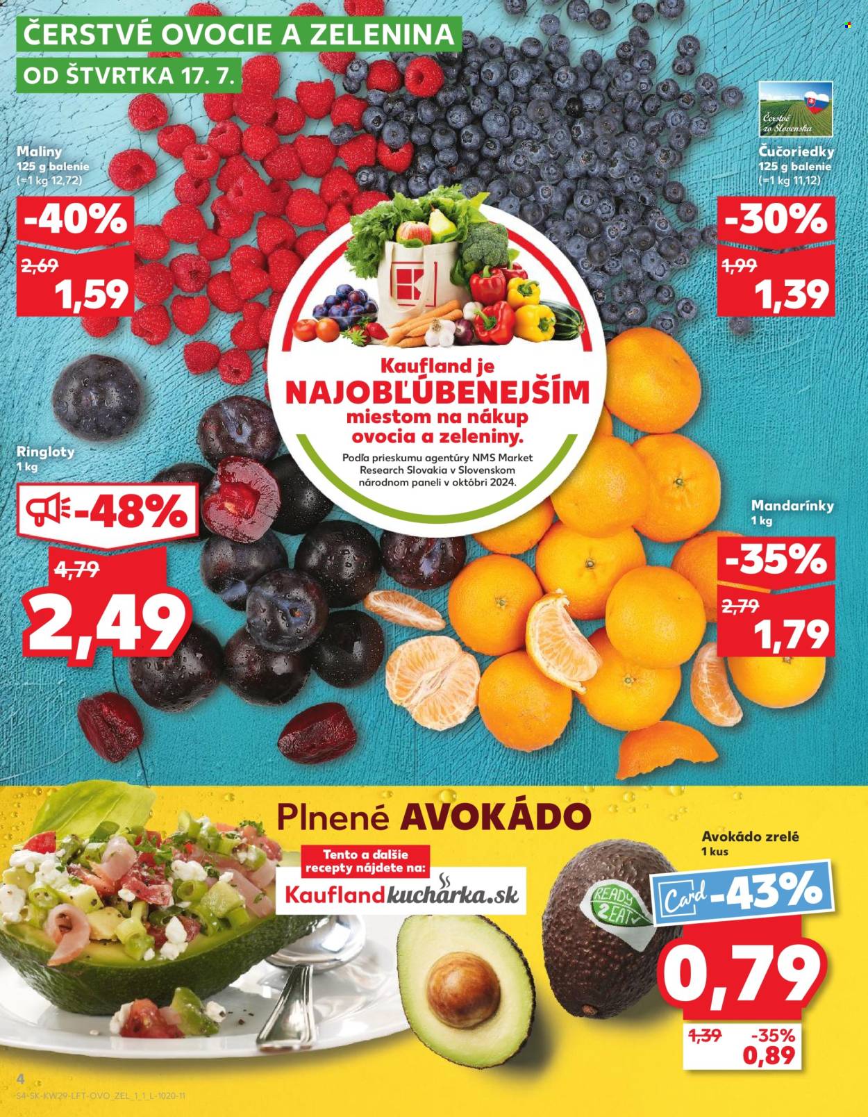 Leták Kaufland - 17.7.2025 - 23.7.2025. Strana 4