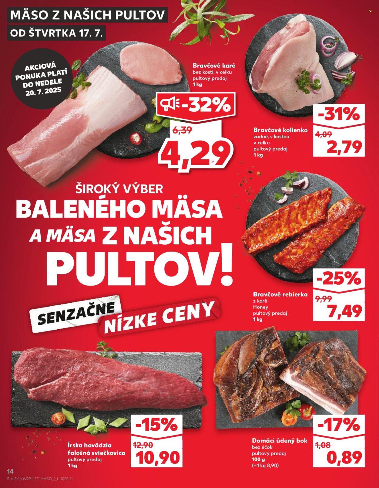 Leták Kaufland - 17.7.2025 - 23.7.2025. Strana 14