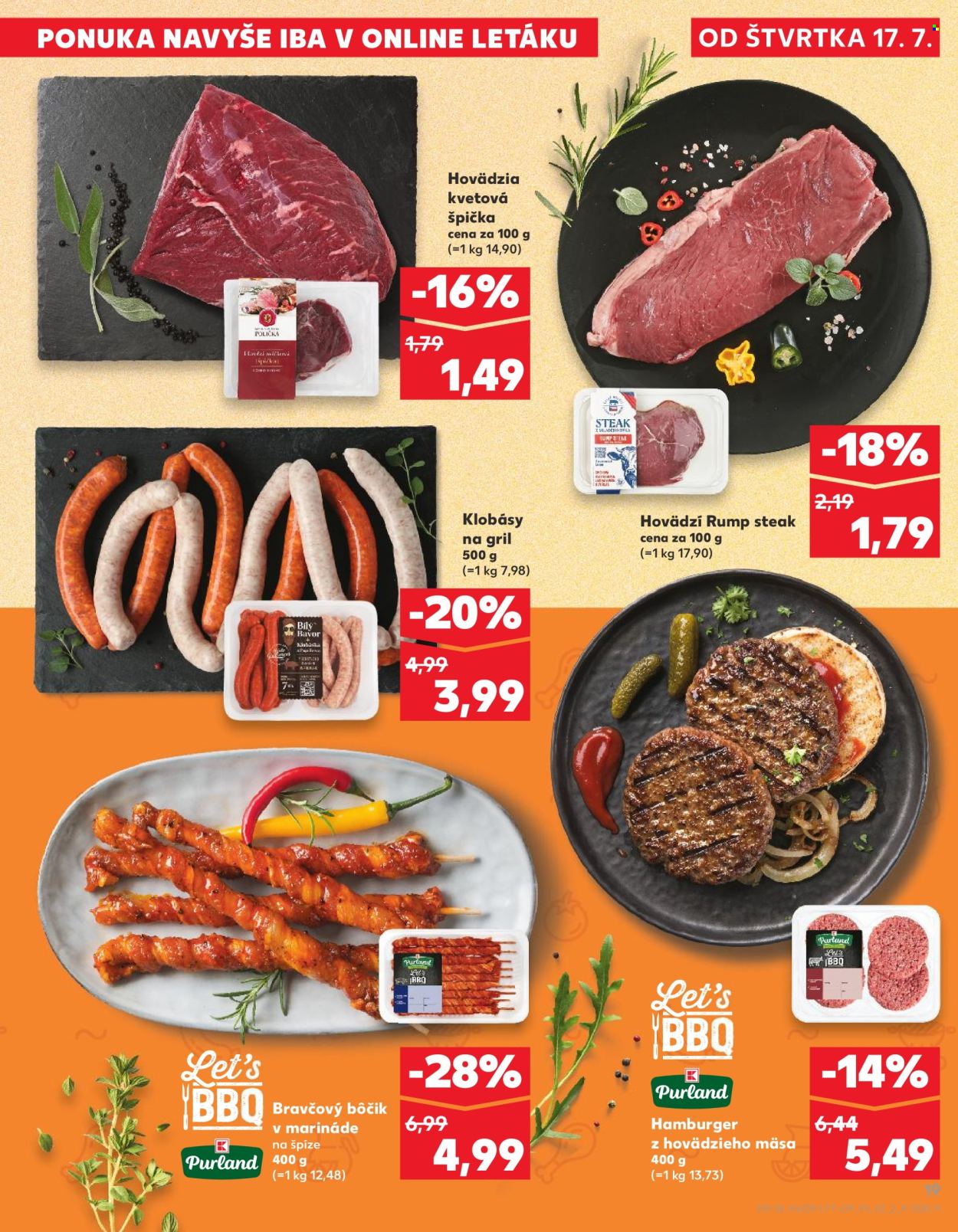 Leták Kaufland - 17.7.2025 - 23.7.2025. Strana 19