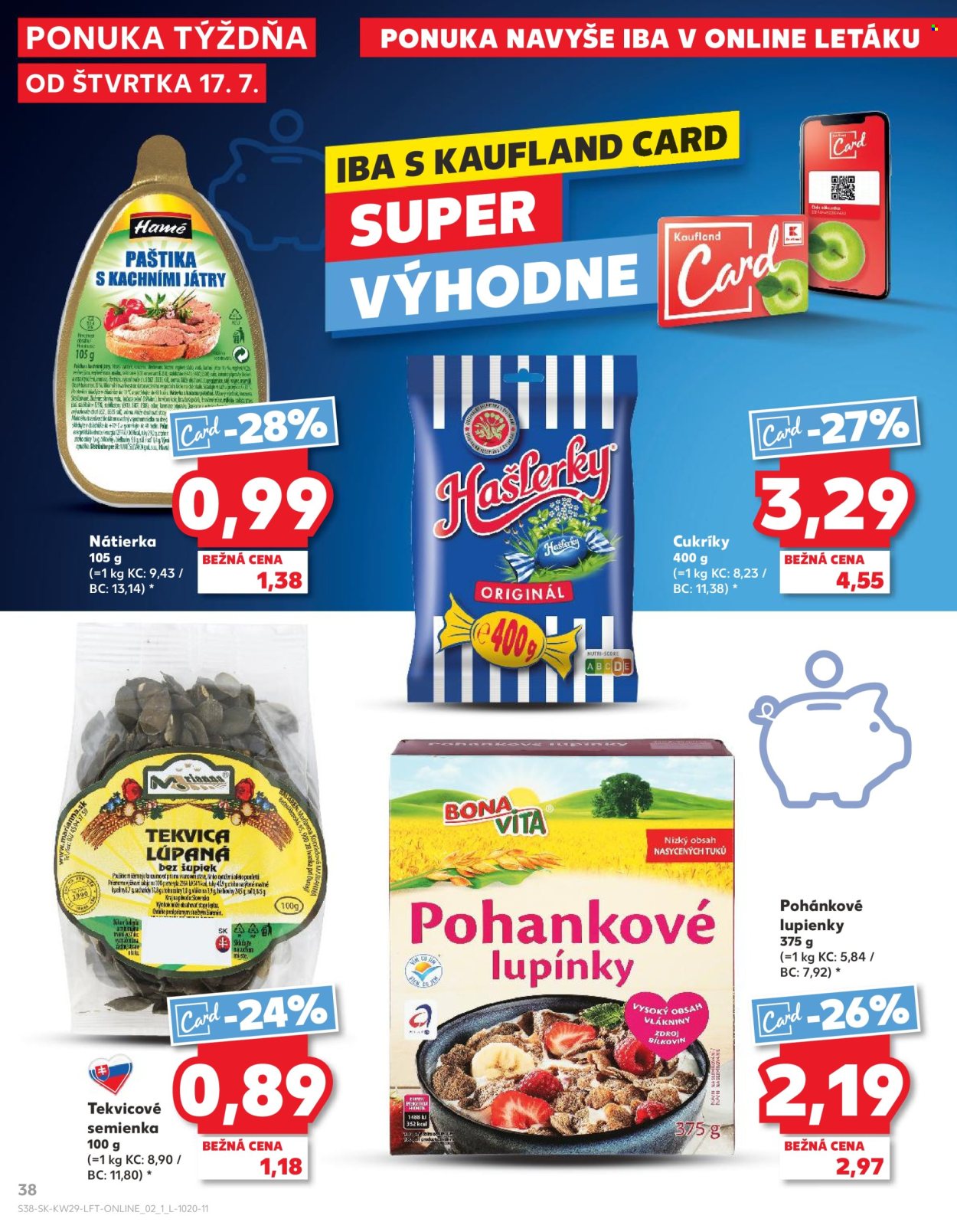 Leták Kaufland - 17.7.2025 - 23.7.2025. Strana 38