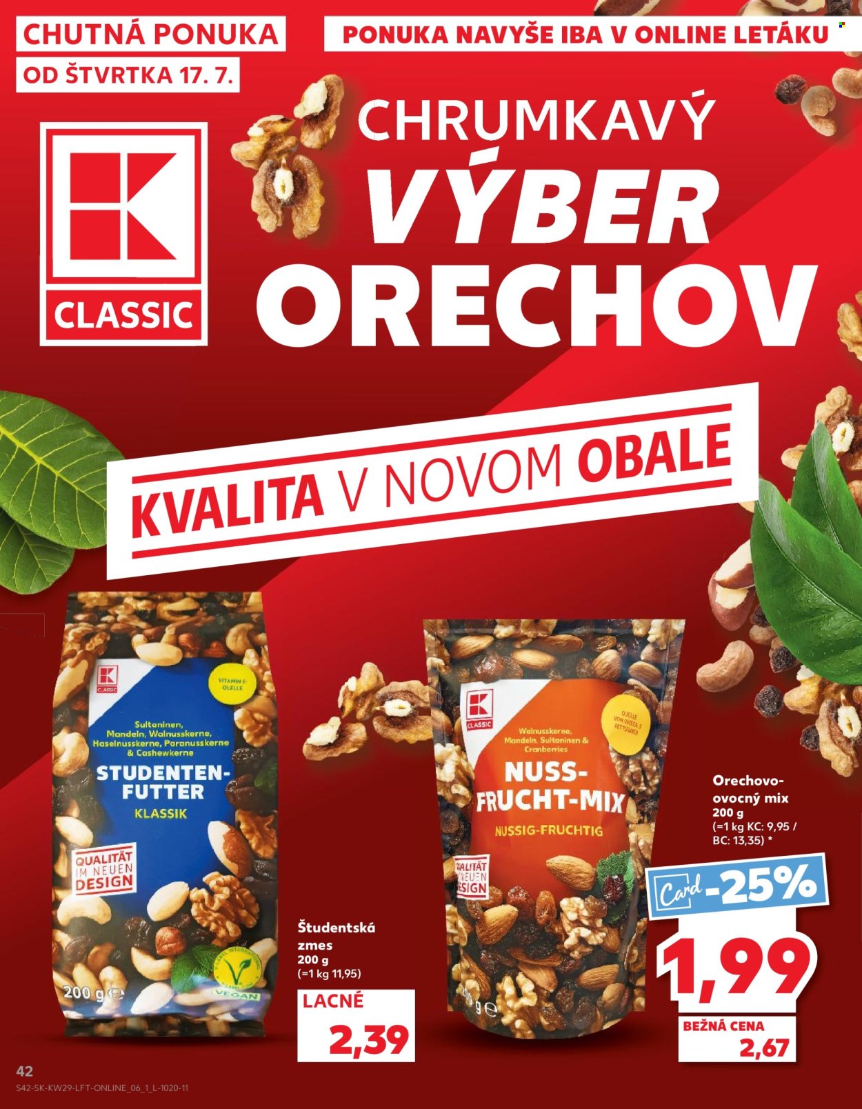Leták Kaufland - 17.7.2025 - 23.7.2025. Strana 42