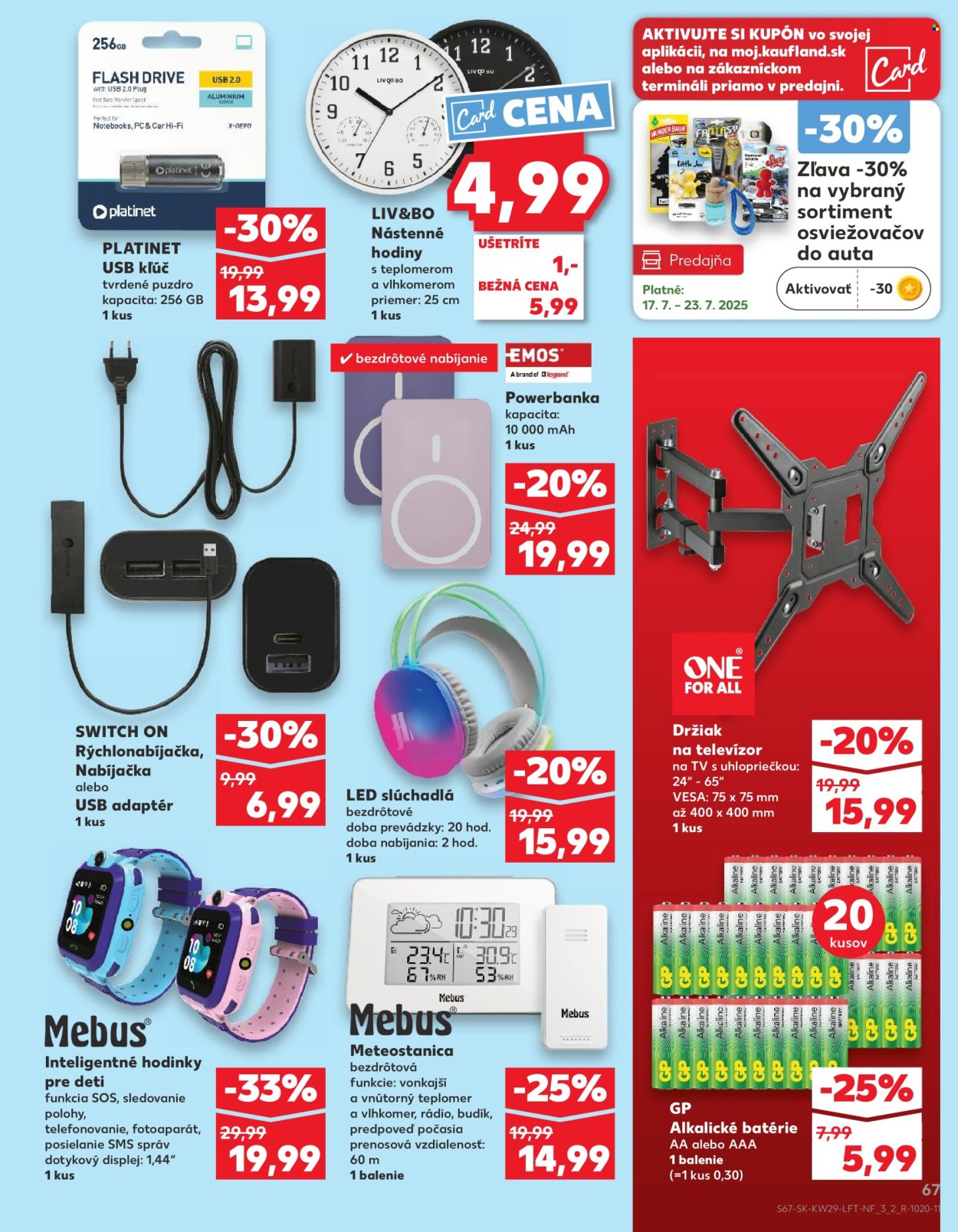 Leták Kaufland - 17.7.2025 - 23.7.2025. Strana 67