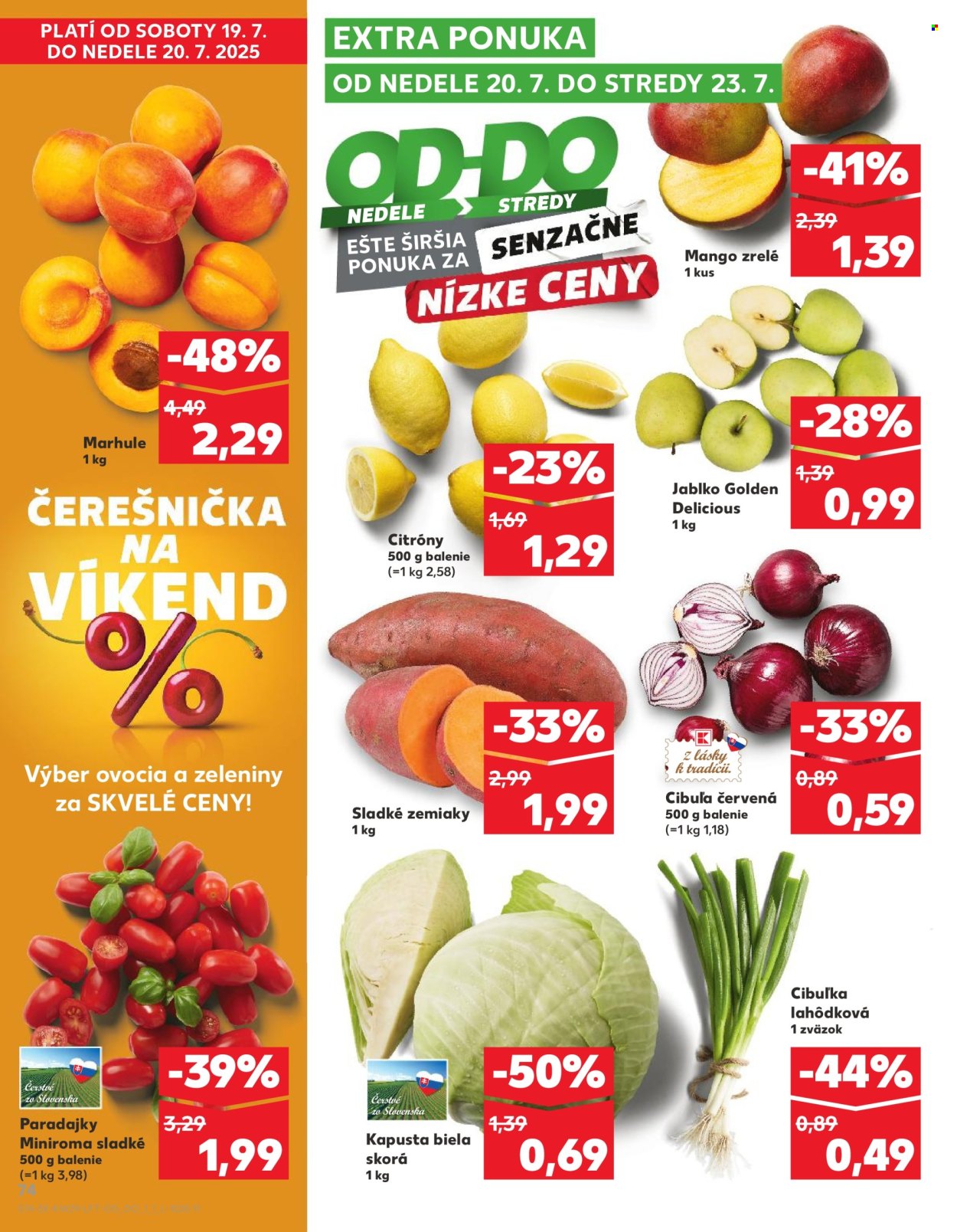 Leták Kaufland - 17.7.2025 - 23.7.2025. Strana 74