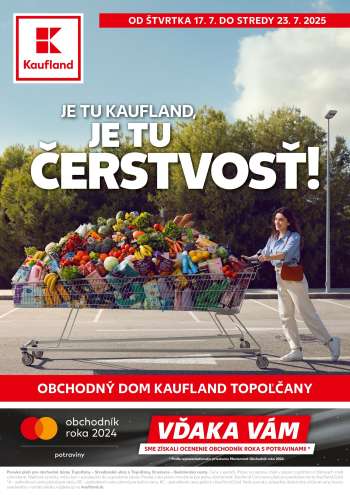 Leták Kaufland - 17.7.2025 - 23.7.2025.