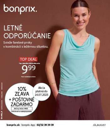 Leták Bonprix - 16.7.2025 - 25.8.2025.