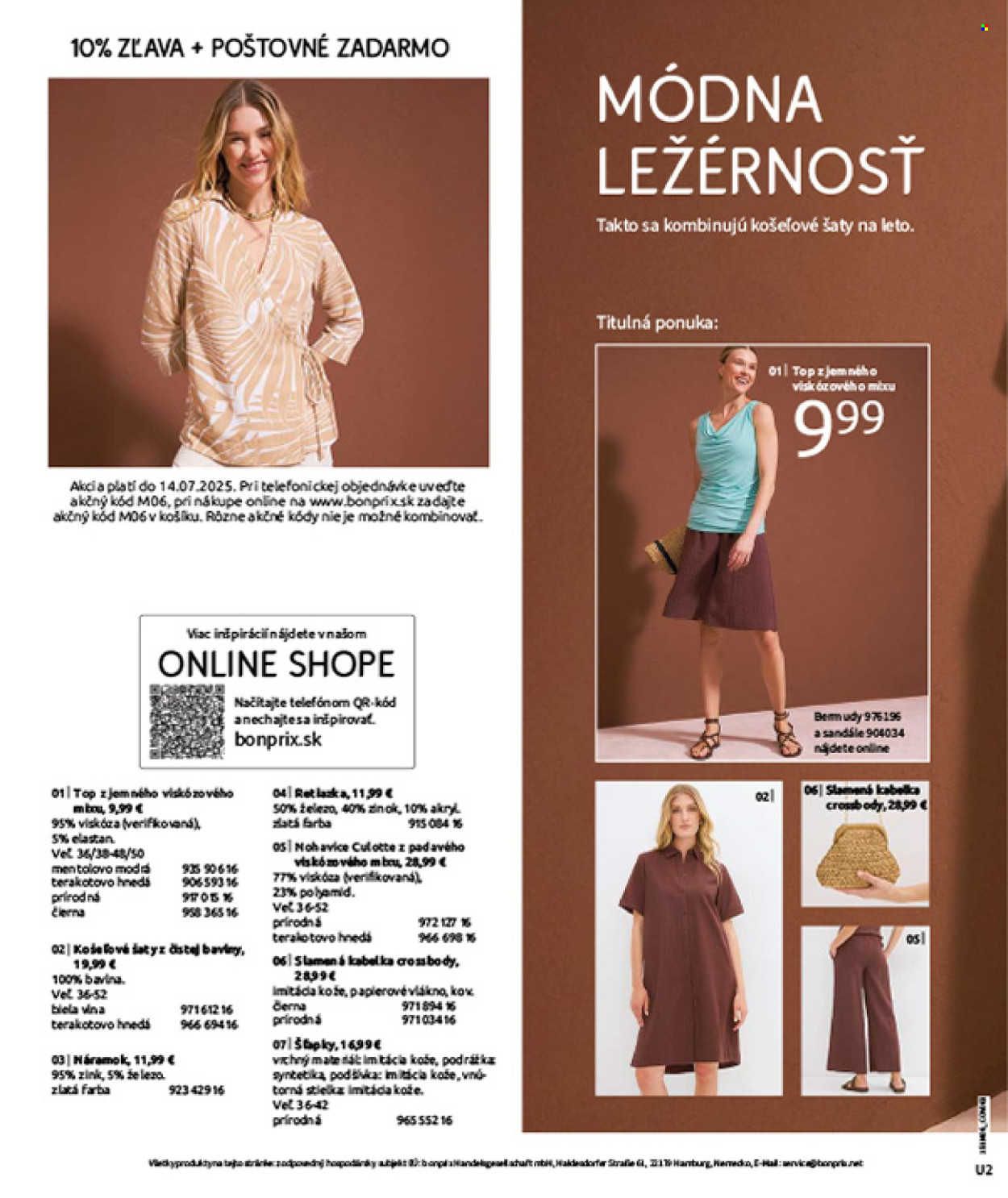 Leták Bonprix - 16.7.2025 - 25.8.2025. Strana 2
