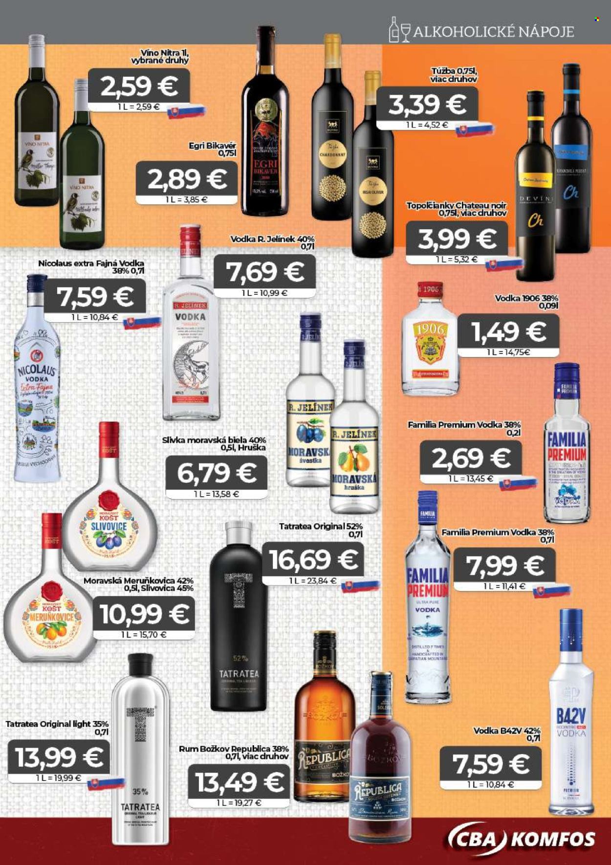 Leták CBA Komfos - 18.7.2025 - 31.7.2025. Strana 13