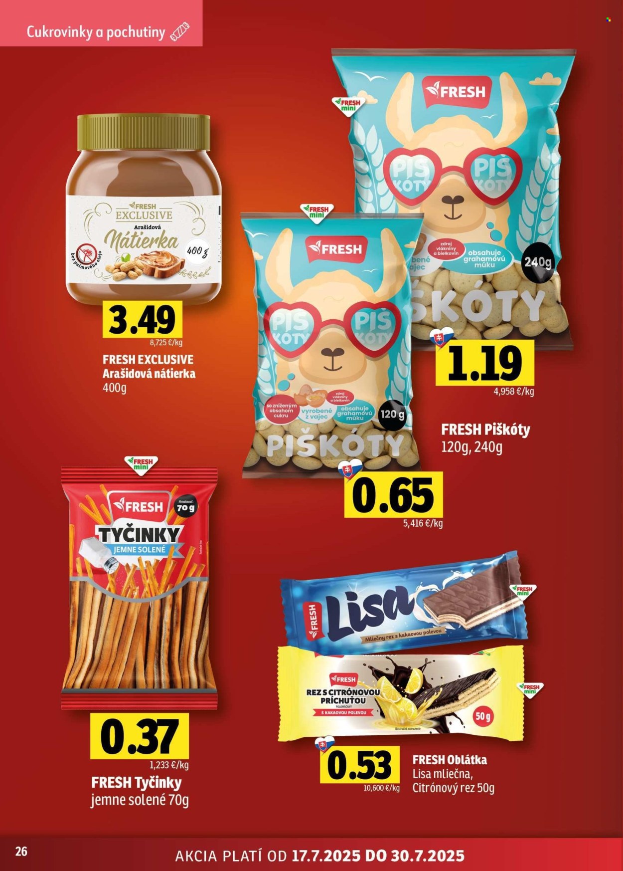 Leták FRESH - 17.7.2025 - 30.7.2025. Strana 26