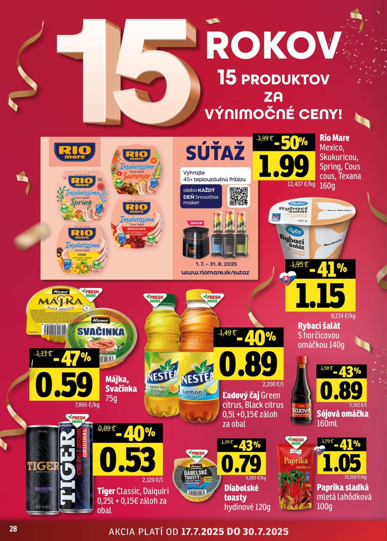 Leták FRESH - 17.7.2025 - 30.7.2025. Strana 28