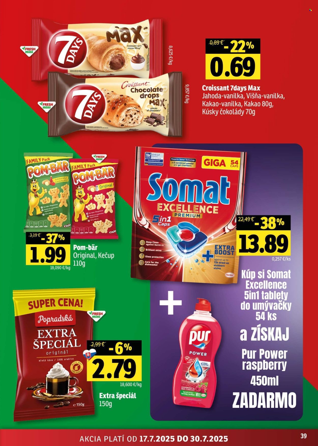 Leták FRESH - 17.7.2025 - 30.7.2025. Strana 39