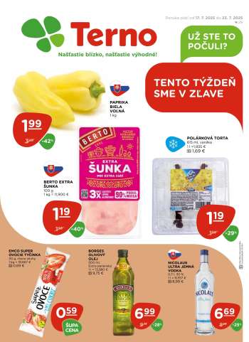 Leták Terno - 17.7.2025 - 23.7.2025.