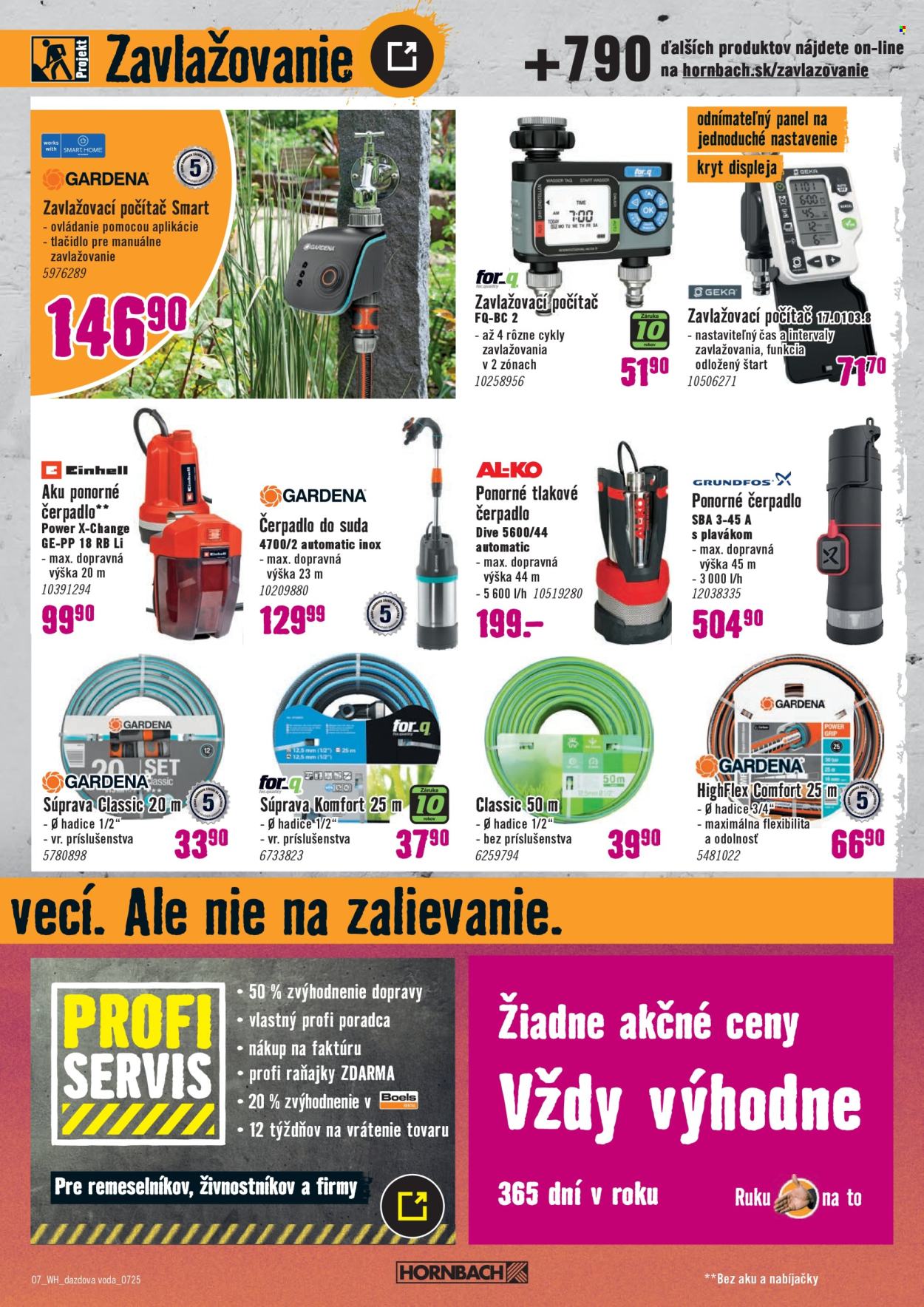 Leták Hornbach - 16.7.2025 - 30.7.2025. Strana 7