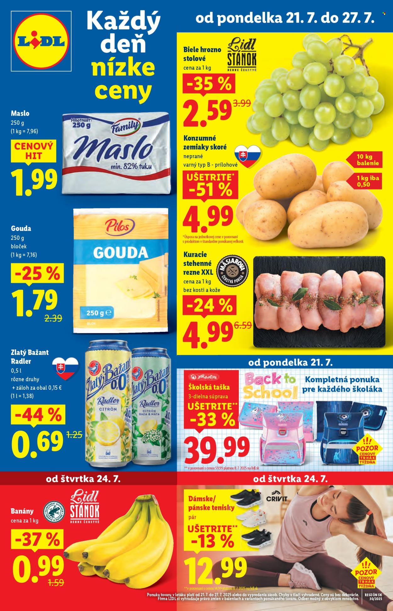 Leták Lidl - 21.7.2025 - 27.7.2025. Strana 1