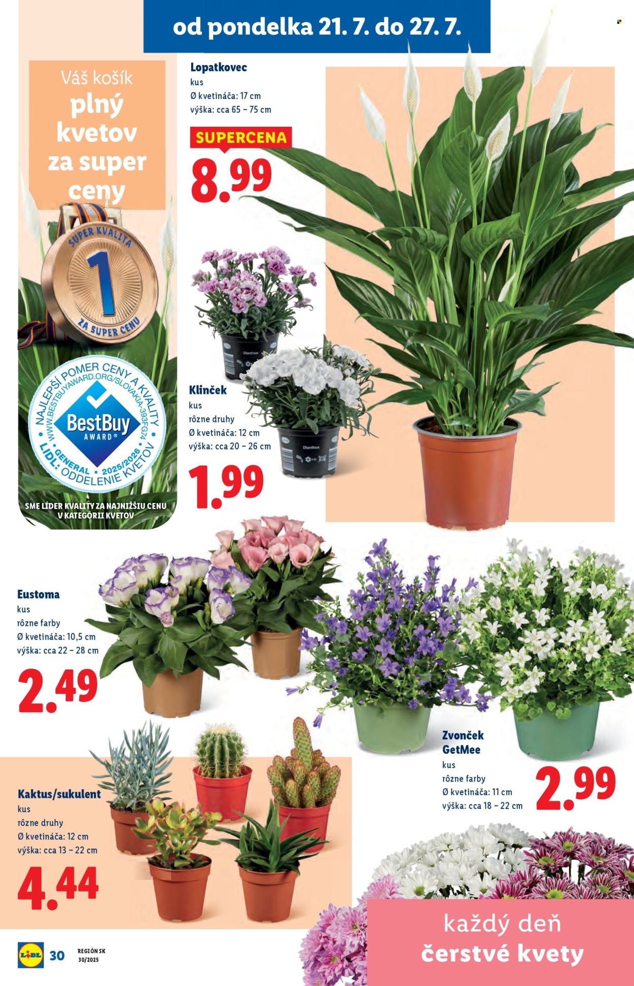 Leták Lidl - 21.7.2025 - 27.7.2025. Strana 44