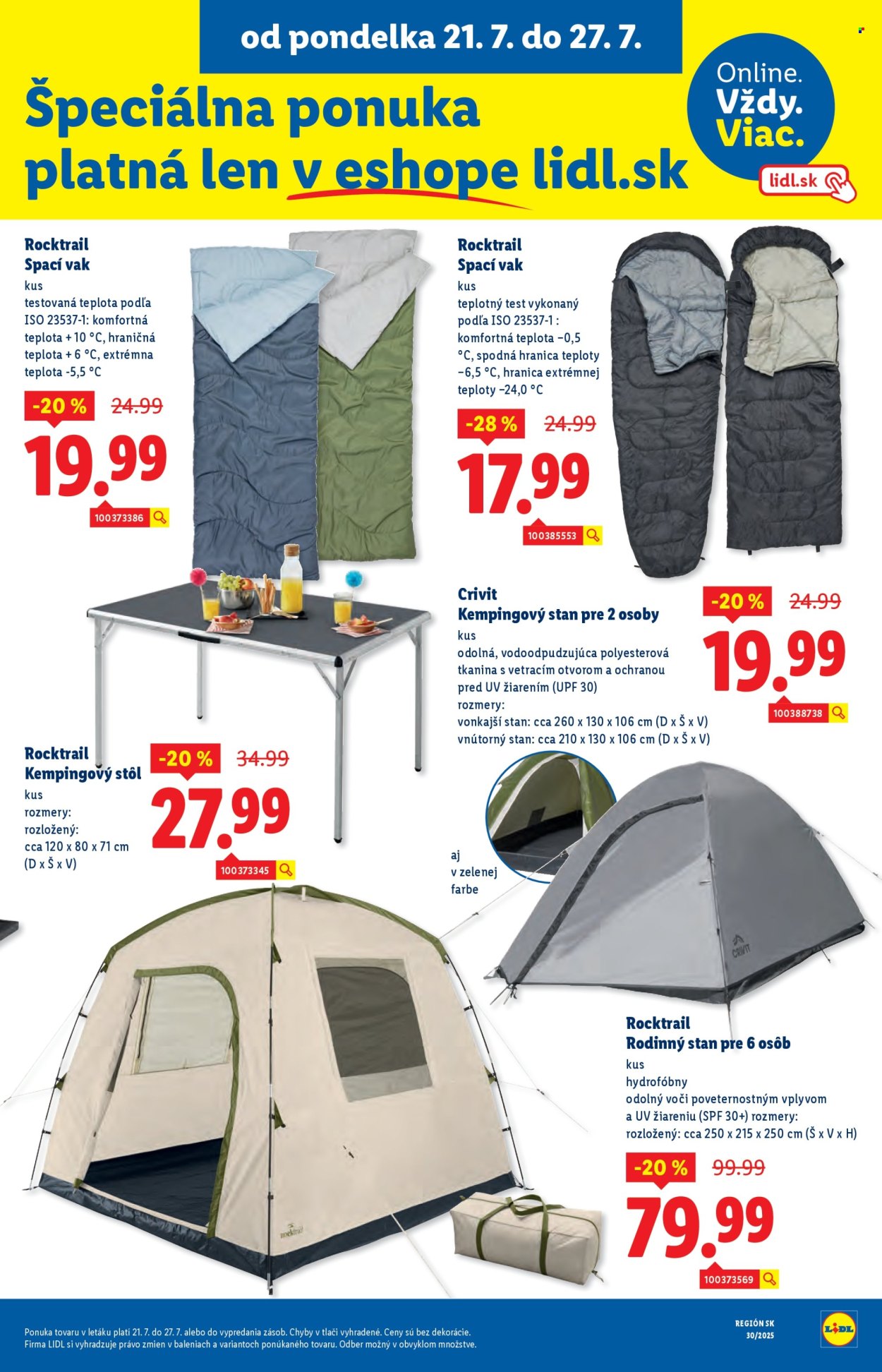 Leták Lidl - 21.7.2025 - 27.7.2025. Strana 62