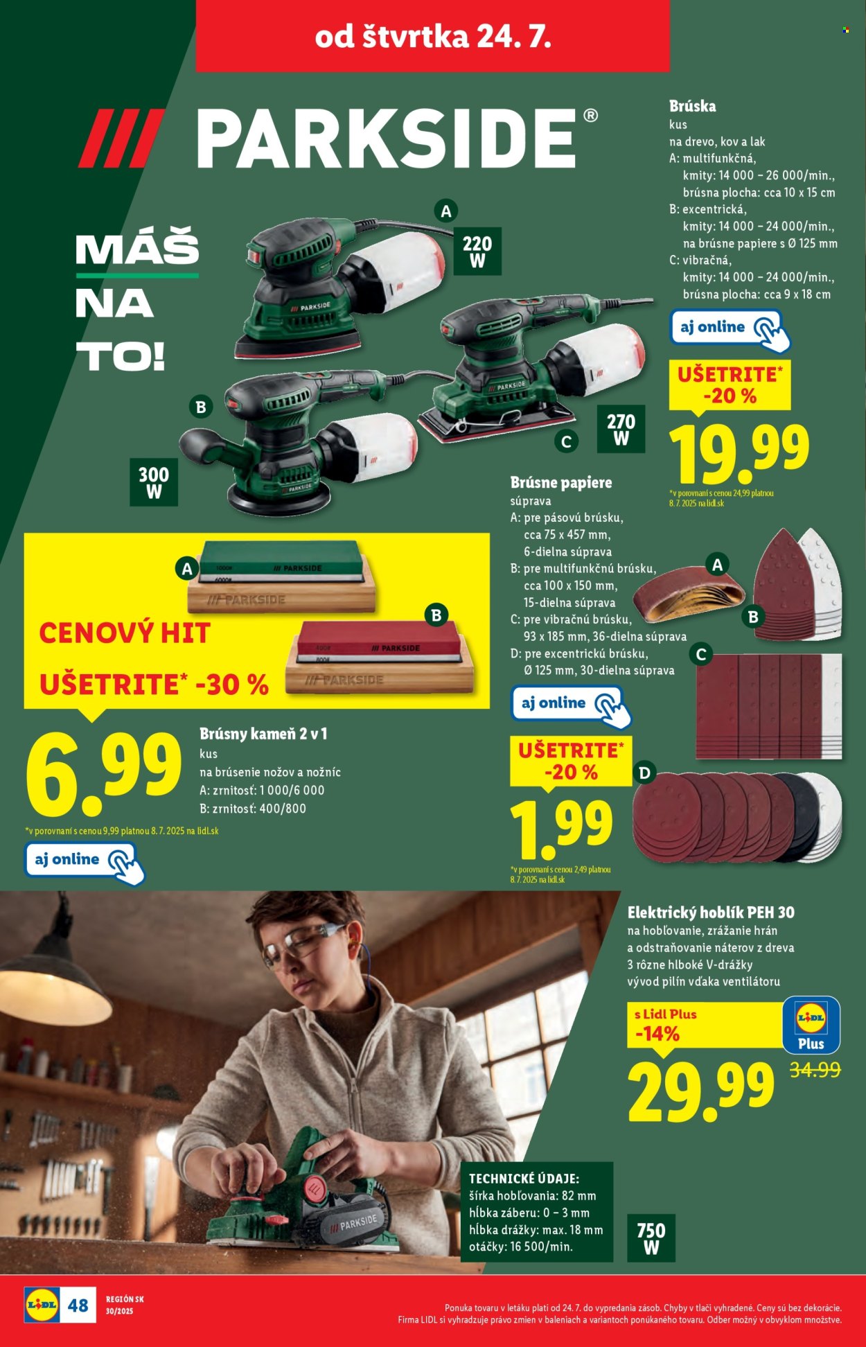 Leták Lidl - 21.7.2025 - 27.7.2025. Strana 70