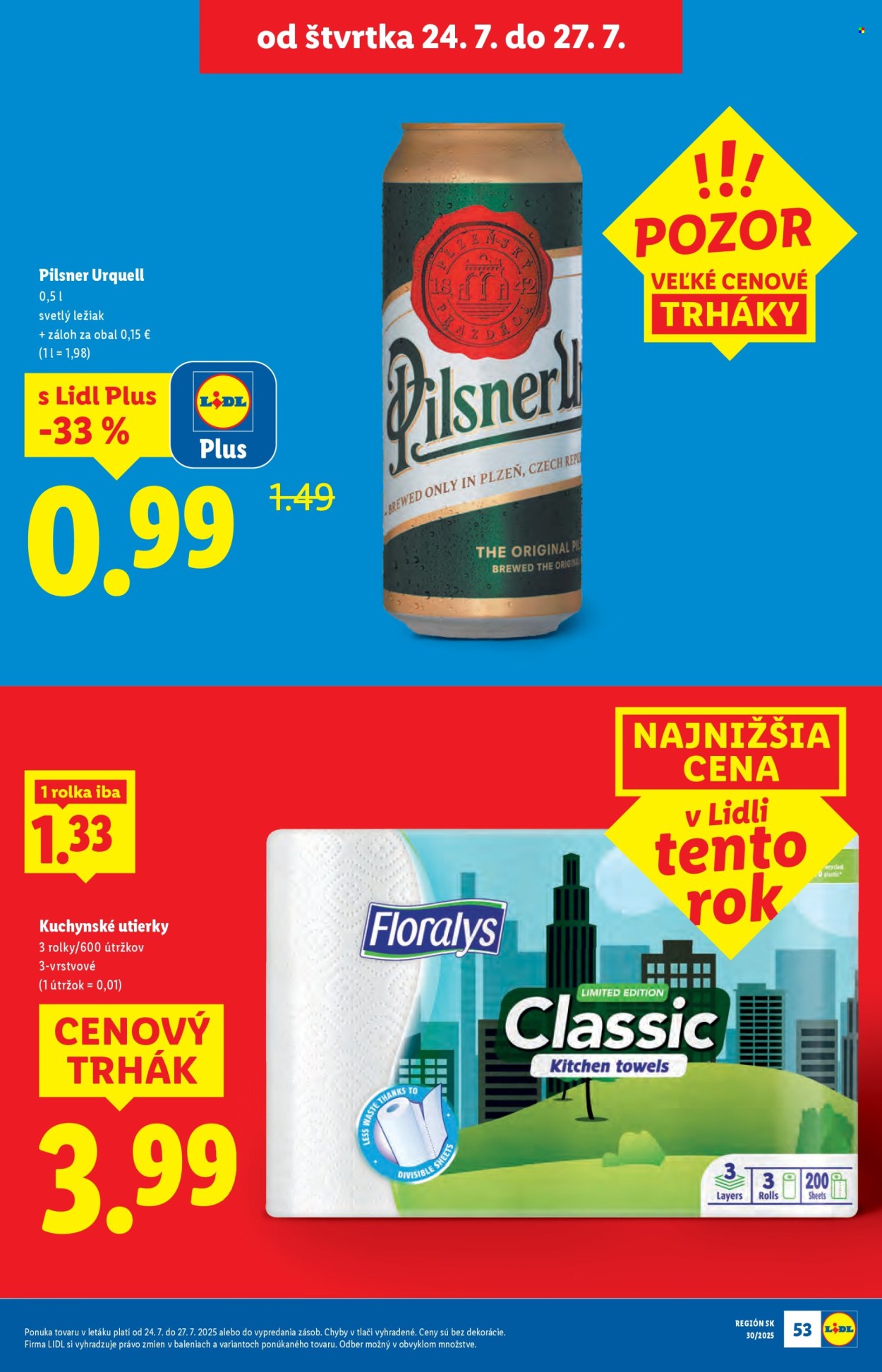 Leták Lidl - 21.7.2025 - 27.7.2025. Strana 75