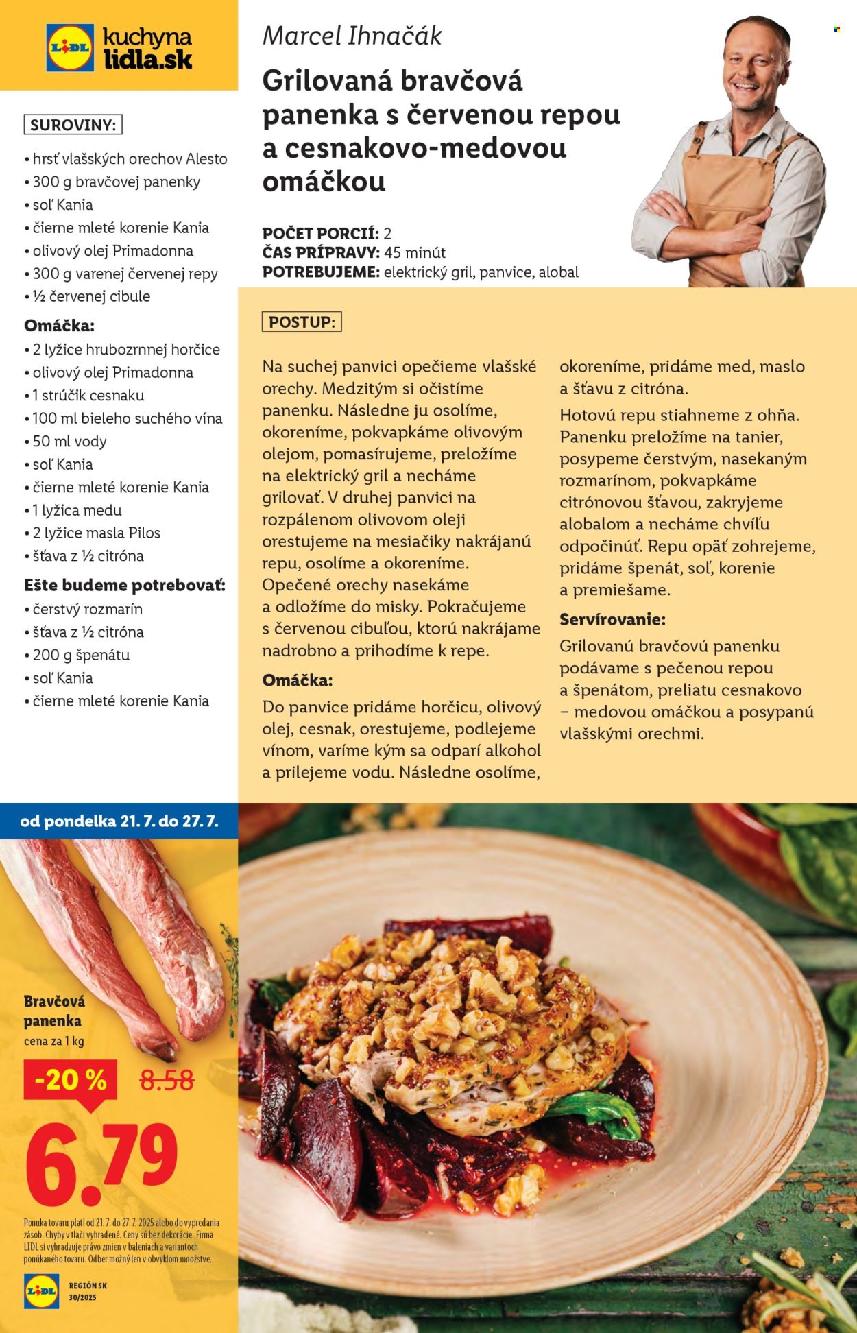 Leták Lidl - 21.7.2025 - 27.7.2025. Strana 98