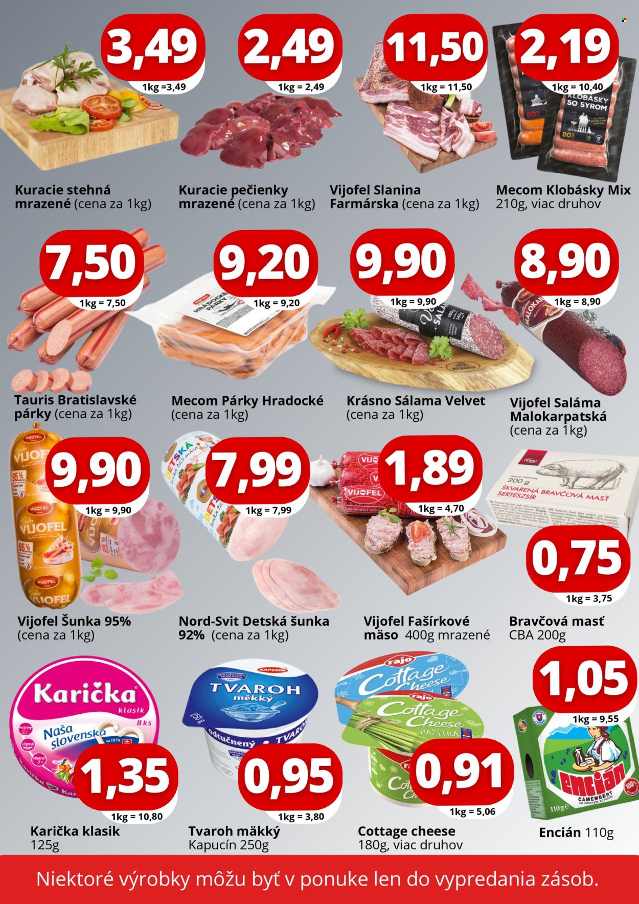 Leták CBA Komfos - 18.7.2025 - 31.7.2025. Strana 2