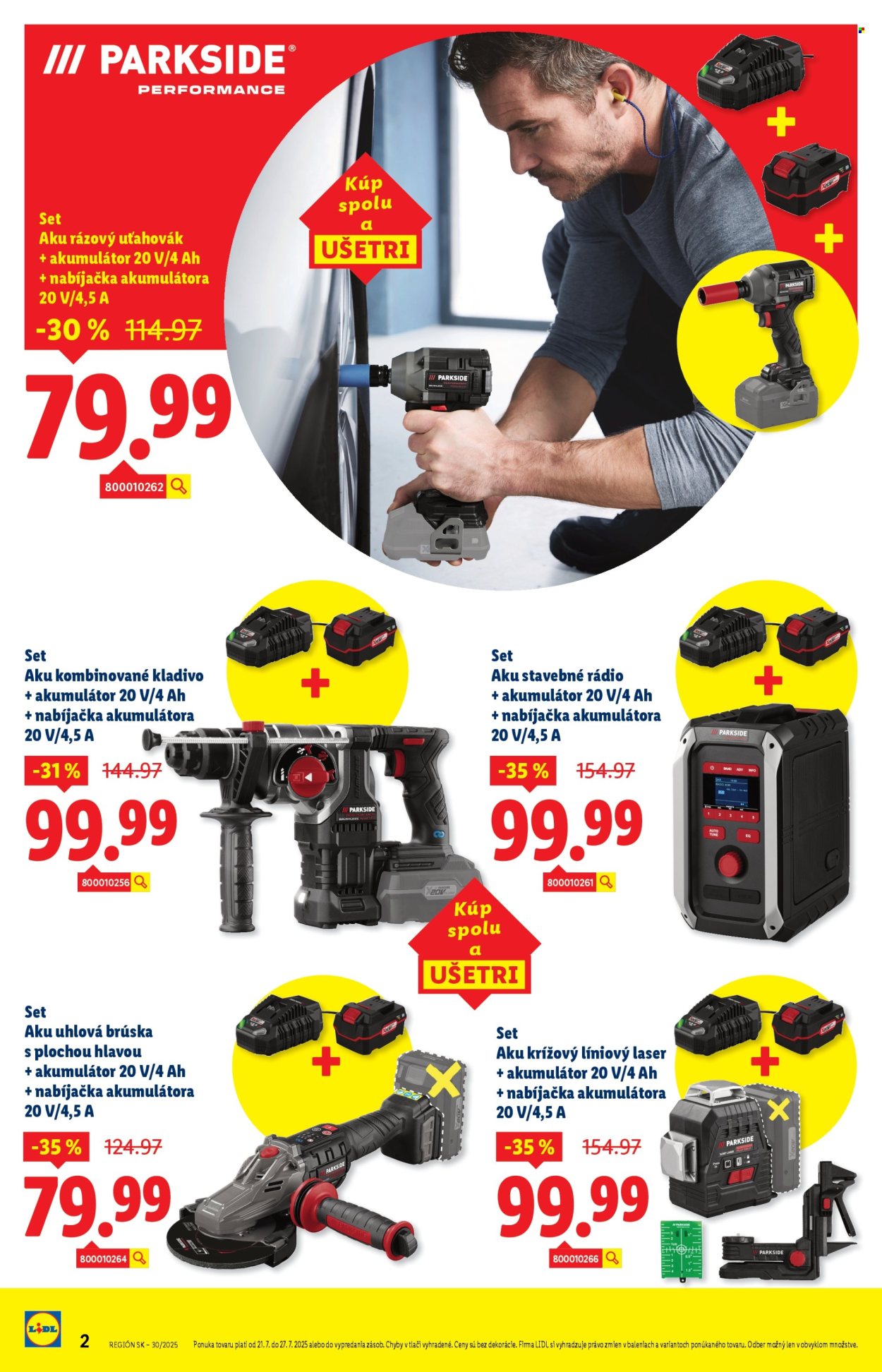 Leták Lidl - 21.7.2025 - 27.7.2025. Strana 2