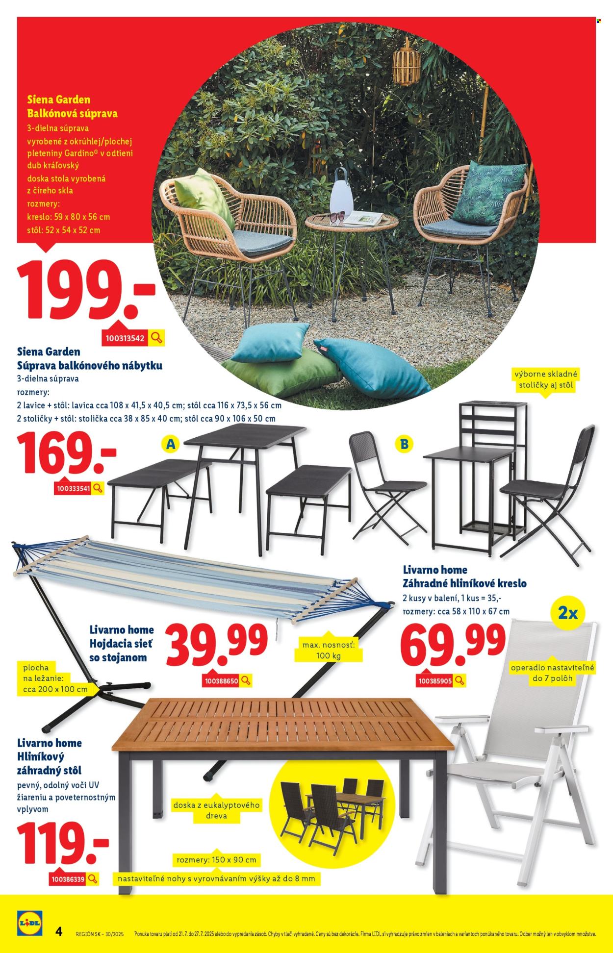 Leták Lidl - 21.7.2025 - 27.7.2025. Strana 4