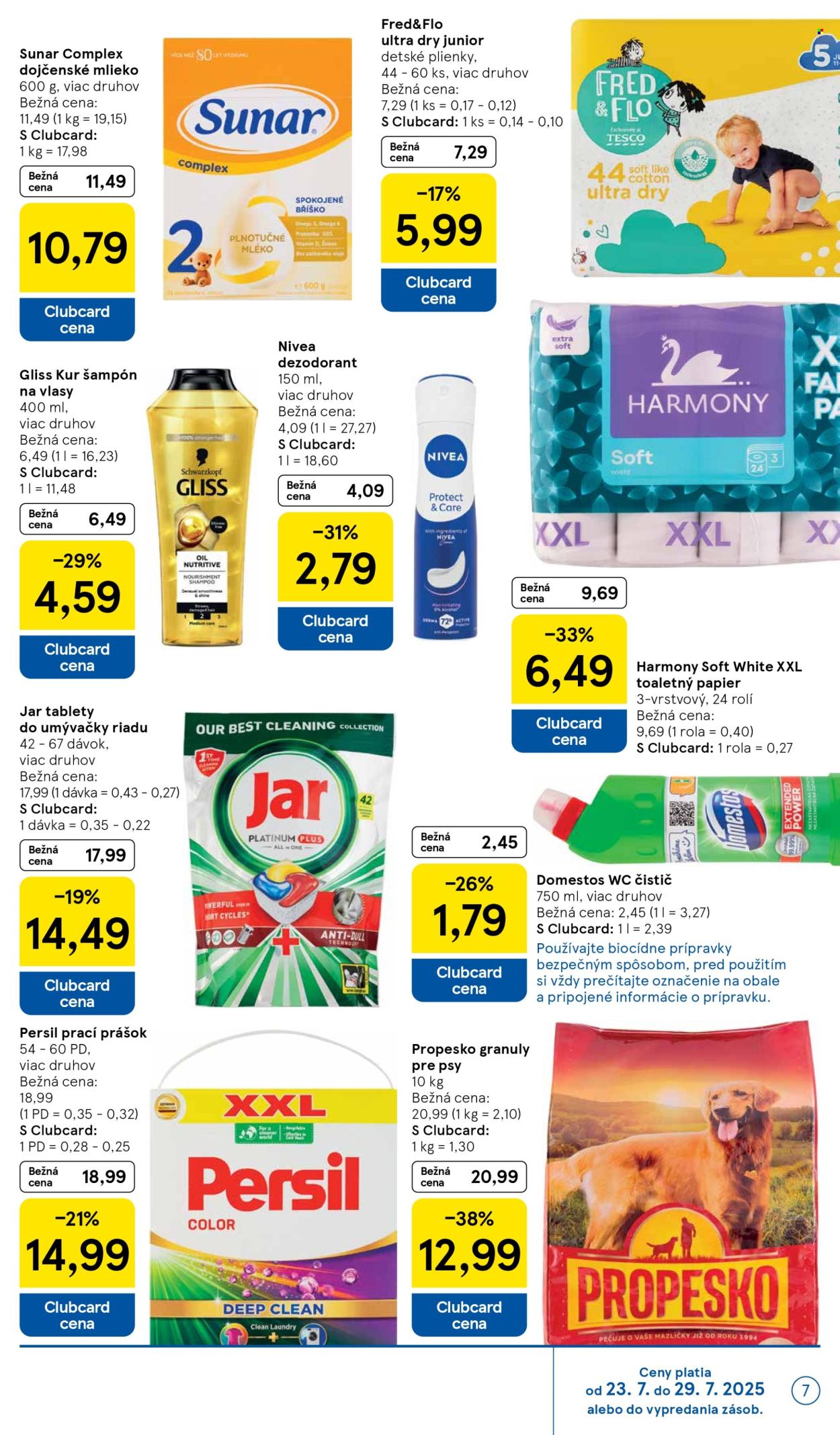 Leták TESCO - 23.7.2025 - 29.7.2025. Strana 7