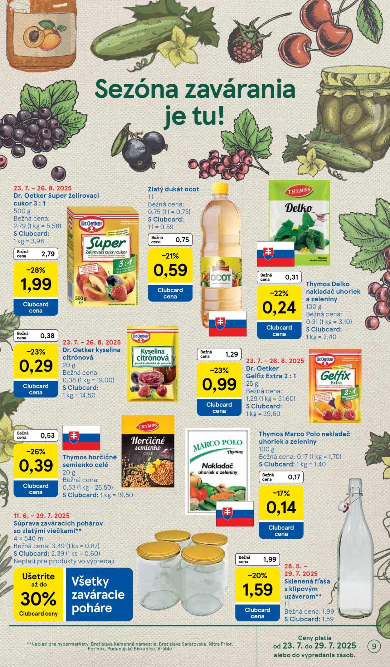 Leták TESCO - 23.7.2025 - 29.7.2025. Strana 9
