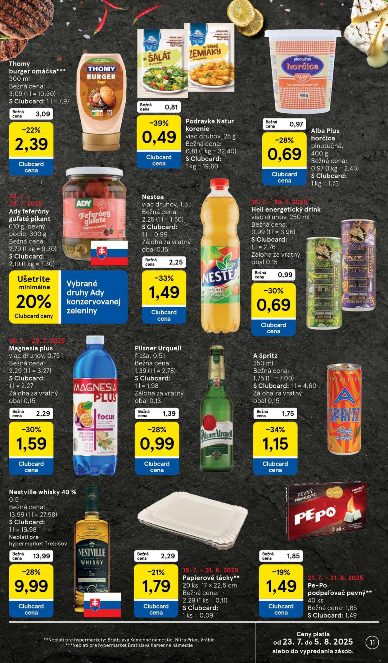 Leták TESCO - 23.7.2025 - 29.7.2025. Strana 11
