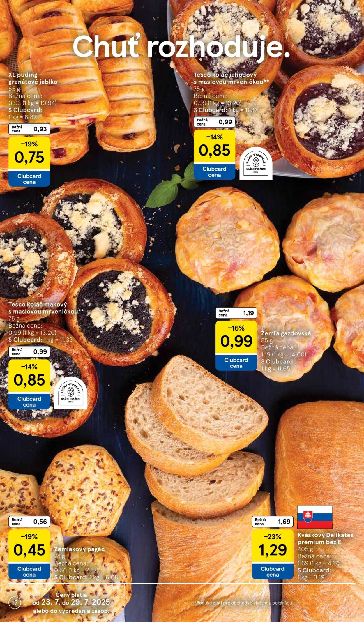 Leták TESCO - 23.7.2025 - 29.7.2025. Strana 12