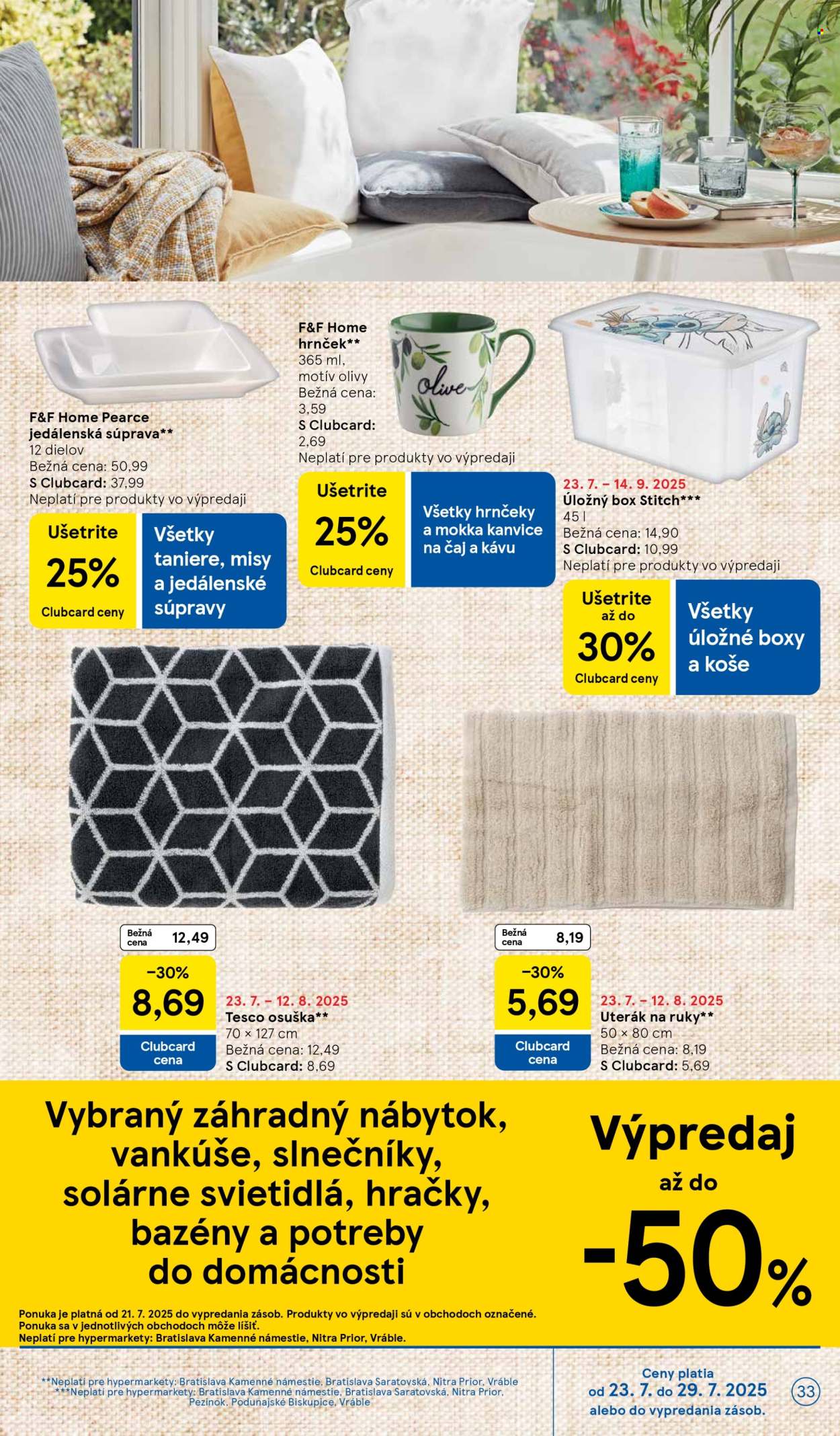 Leták TESCO - 23.7.2025 - 29.7.2025. Strana 33