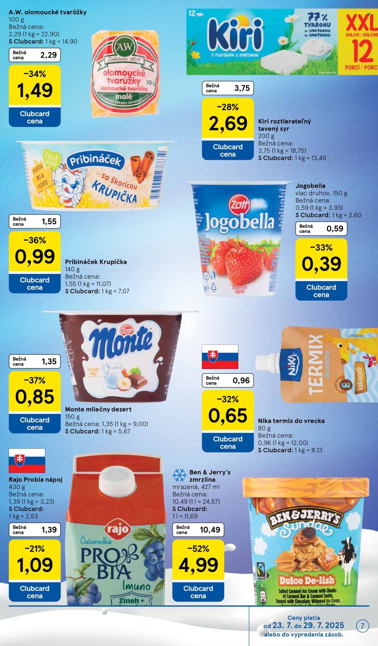 Leták TESCO supermarket - 23.7.2025 - 29.7.2025. Strana 7